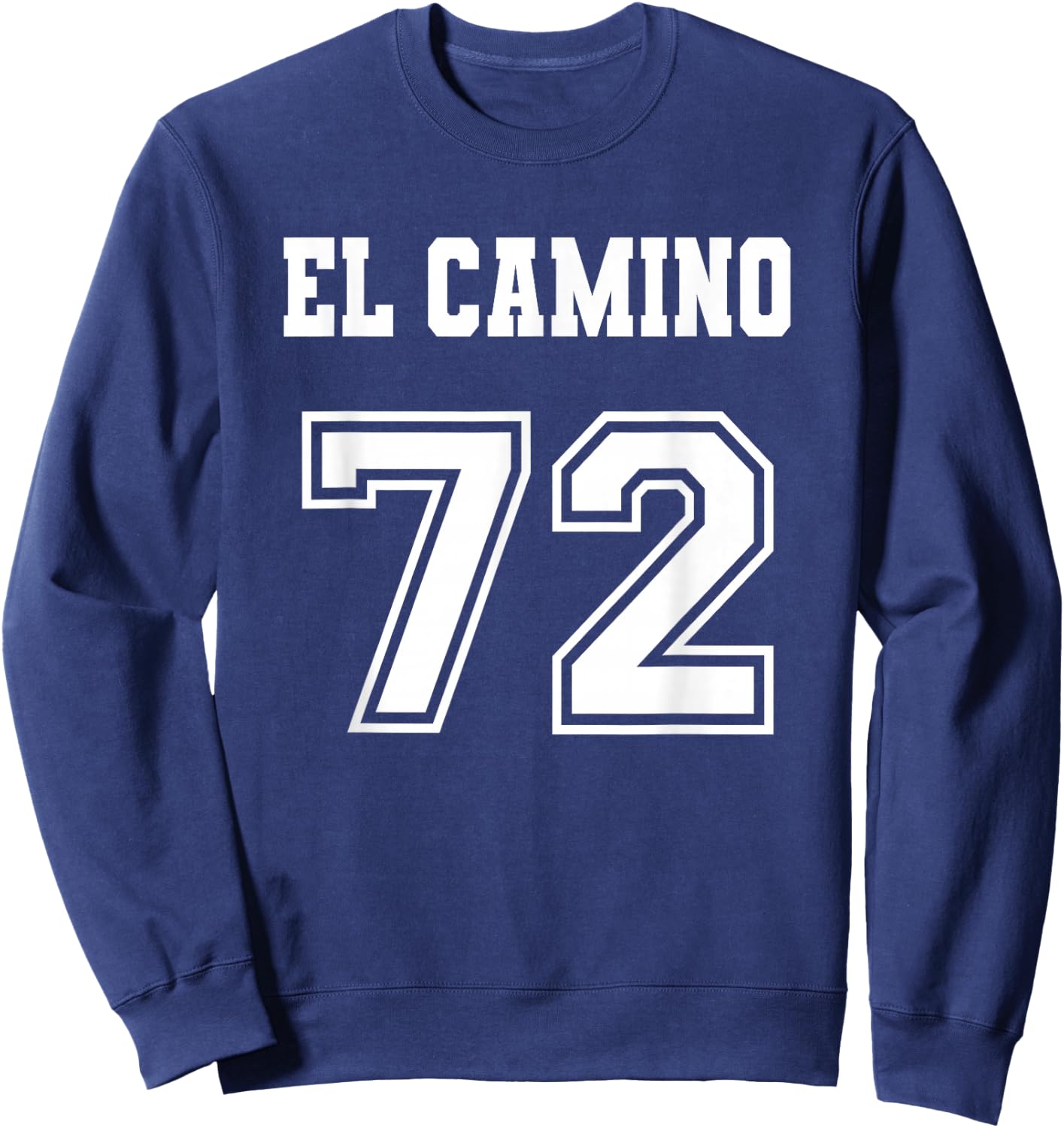 Jersey Style El Camino 72 1972 Sweatshirt - Sweatshirt | Navy