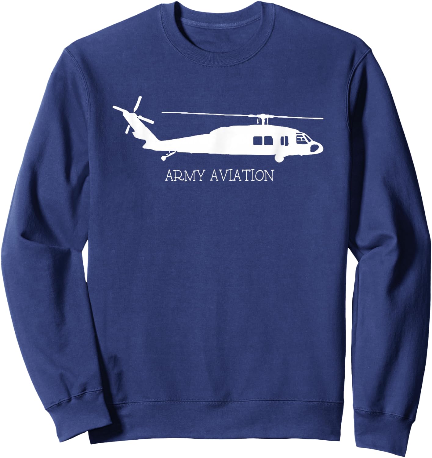 United States Army Military Aviation Blackhawk Sweatshirt - Sweatshirt | Navy