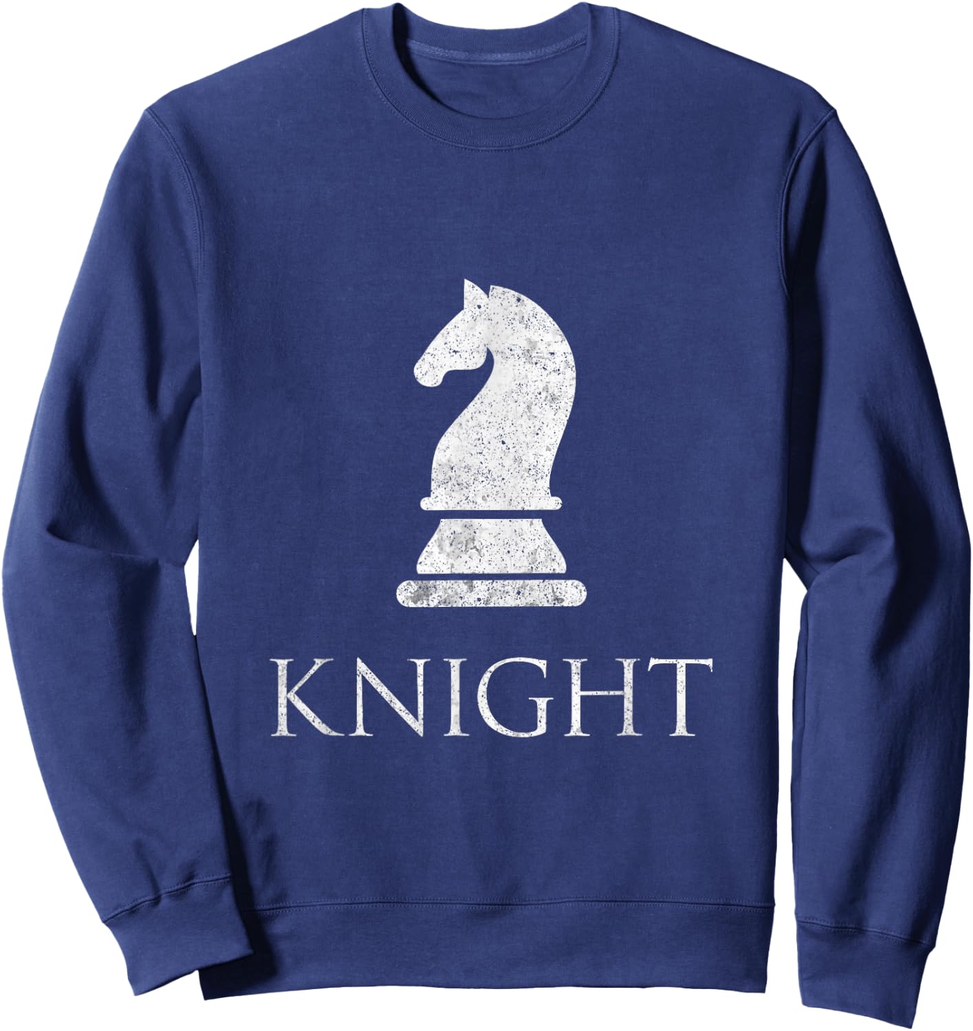 Knight Chess Piece Game Matching Simple Halloween Costume Sweatshirt - Sweatshirt | Navy