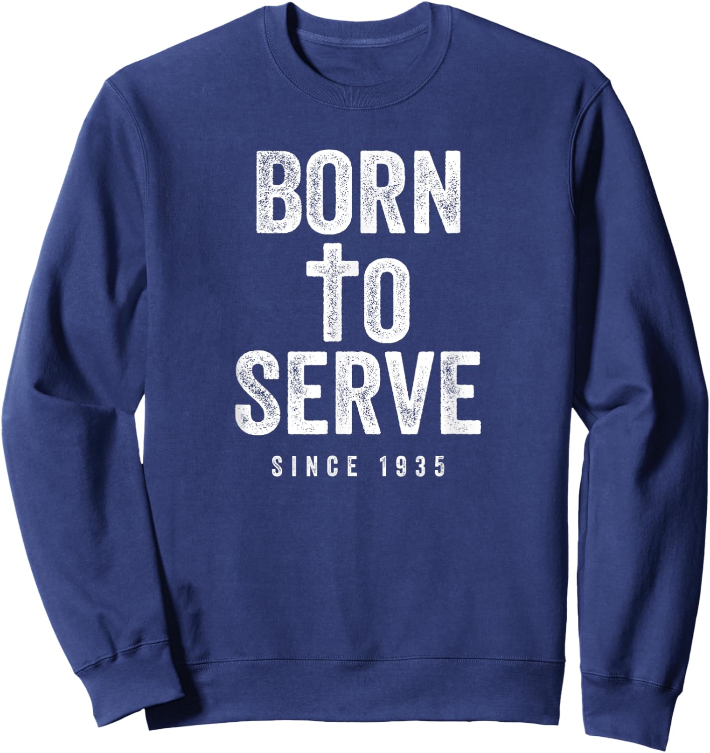 90 Year Old Christian Jesus and God 90th Birthday Sweatshirt - Sweatshirt | Navy