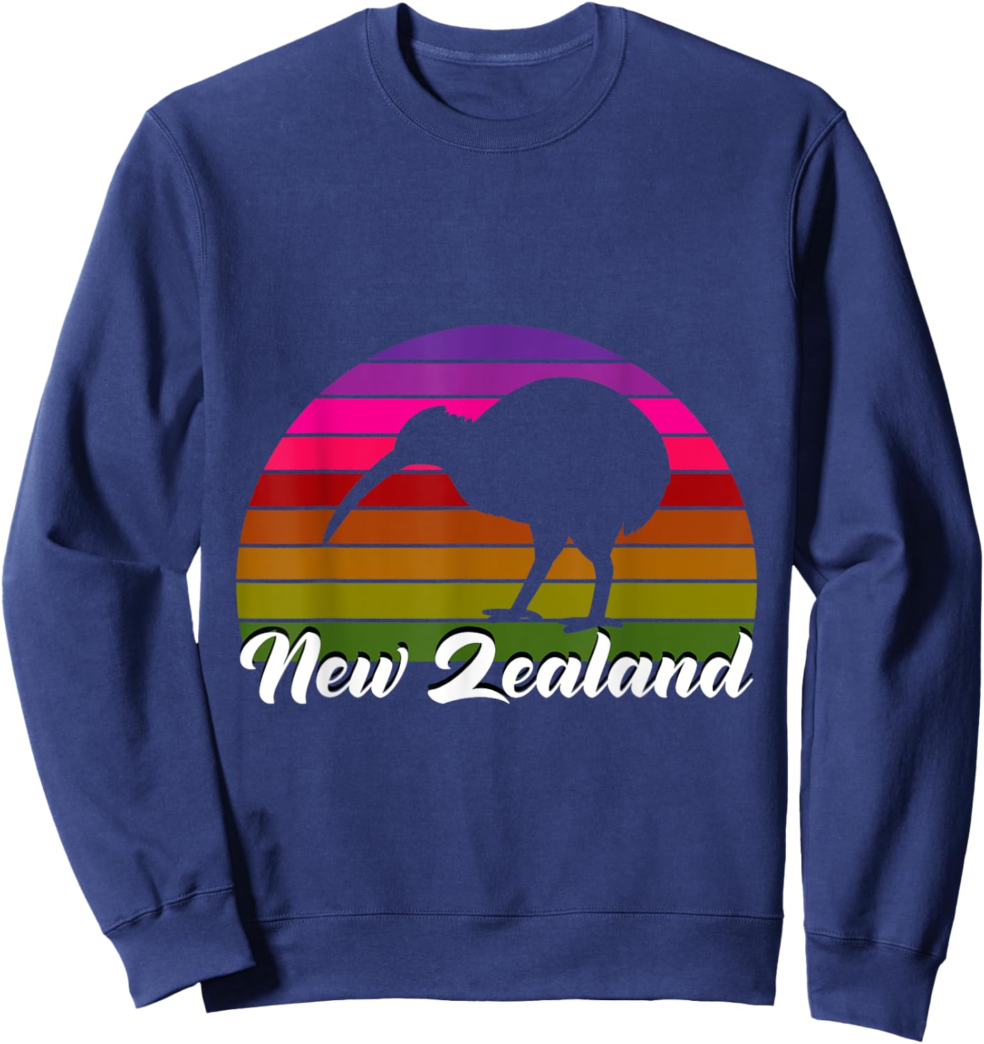 Auckland Kiwi New Zealander Backpacker Gift New Zealand Sweatshirt - Sweatshirt | Navy