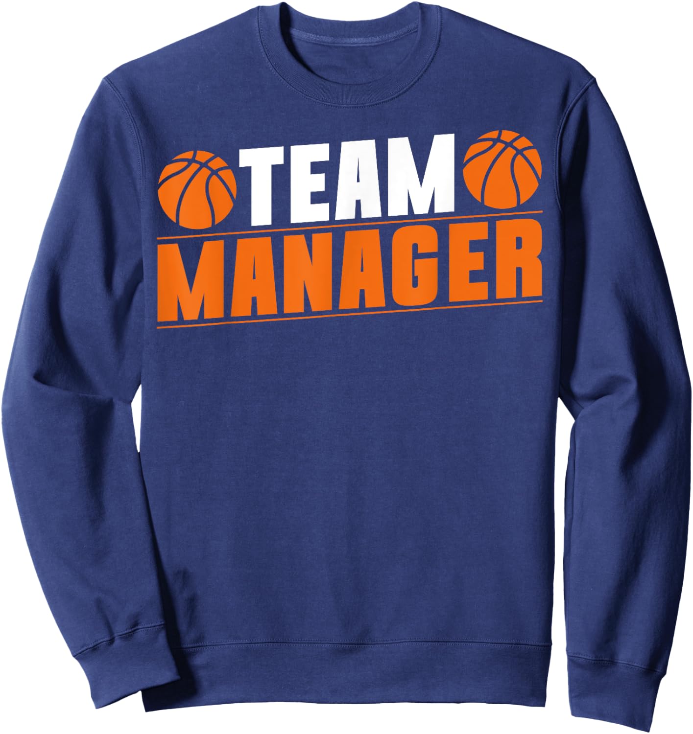 Basketball Team Manager Sport Bball Game Player Sweatshirt - Sweatshirt | Navy