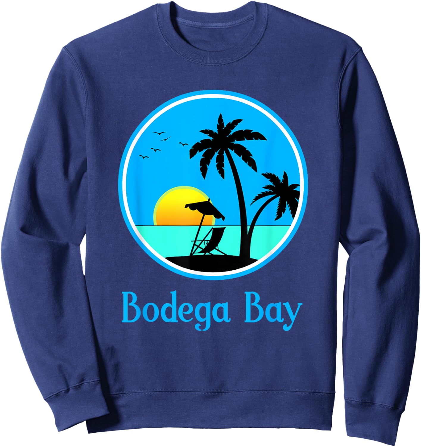 Bodega Bay Travel Vacation or Holiday Souvenir Gift Sweatshirt - Sweatshirt | Navy