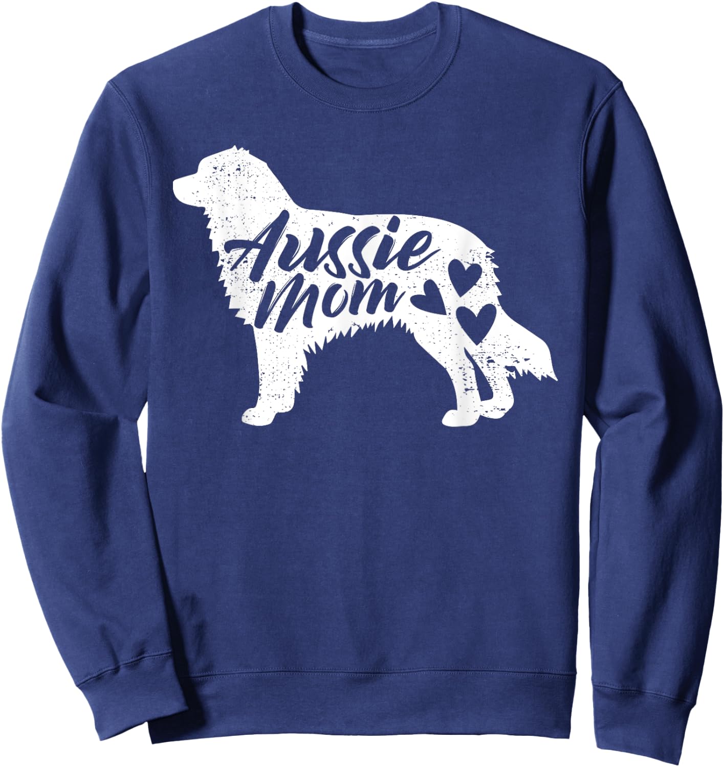 Australian Shepherd Mom Aussie Gifts for Dog Lovers Merle Sweatshirt - Sweatshirt | Navy