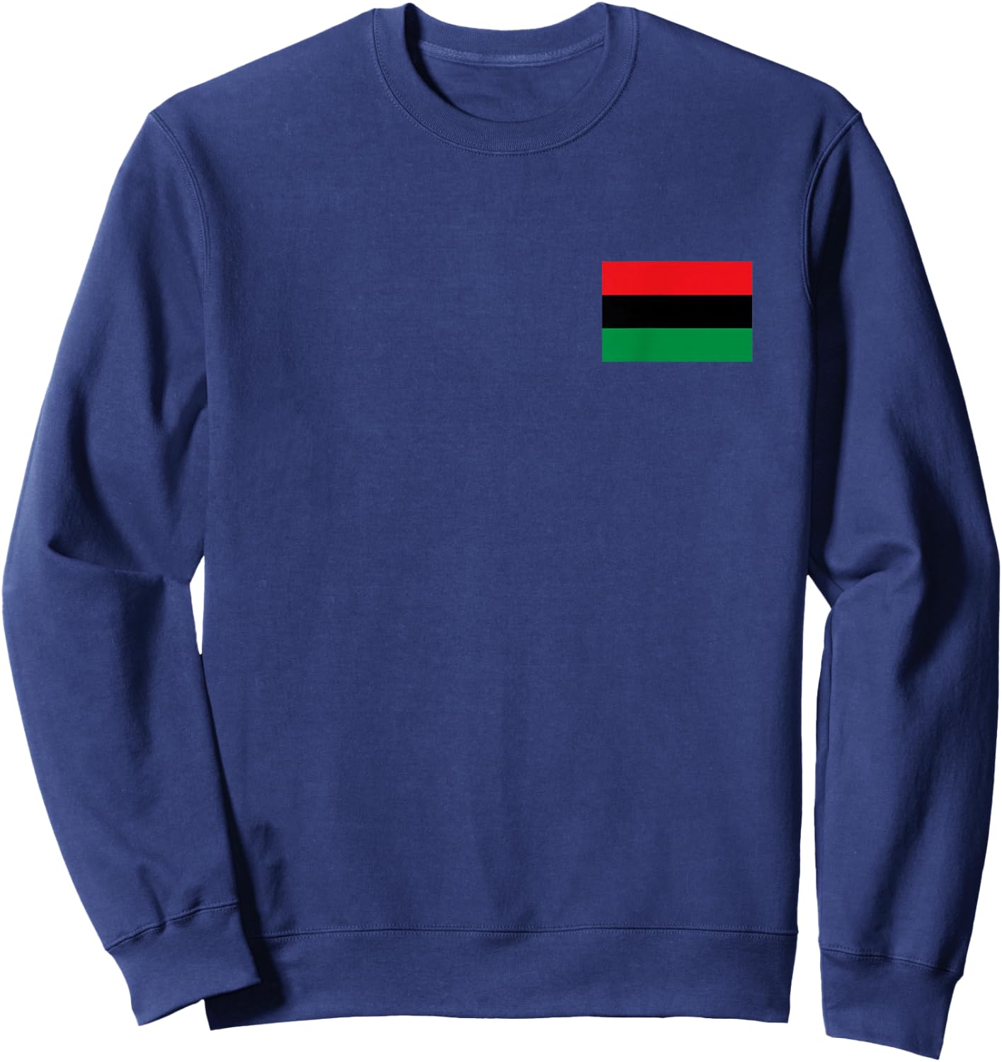 Pan African Flag Black Liberation Banner Black Pride Sweatshirt - Sweatshirt | Navy