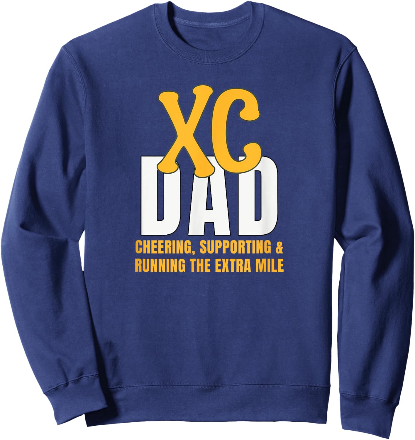 Cross Country Dad XC Running Sweatshirt - Sweatshirt | Navy