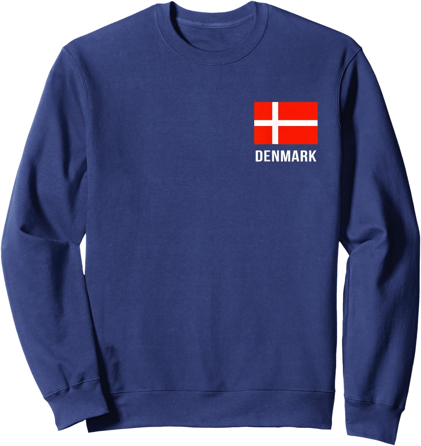 Denmark Flag Shirt | Danish Sweatshirt - Sweatshirt | Navy