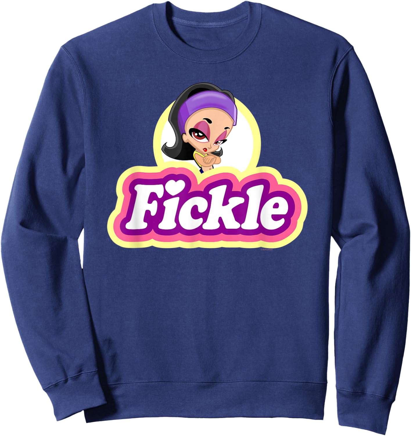 FICKLE Tough Girl Sweatshirt - Sweatshirt | Navy