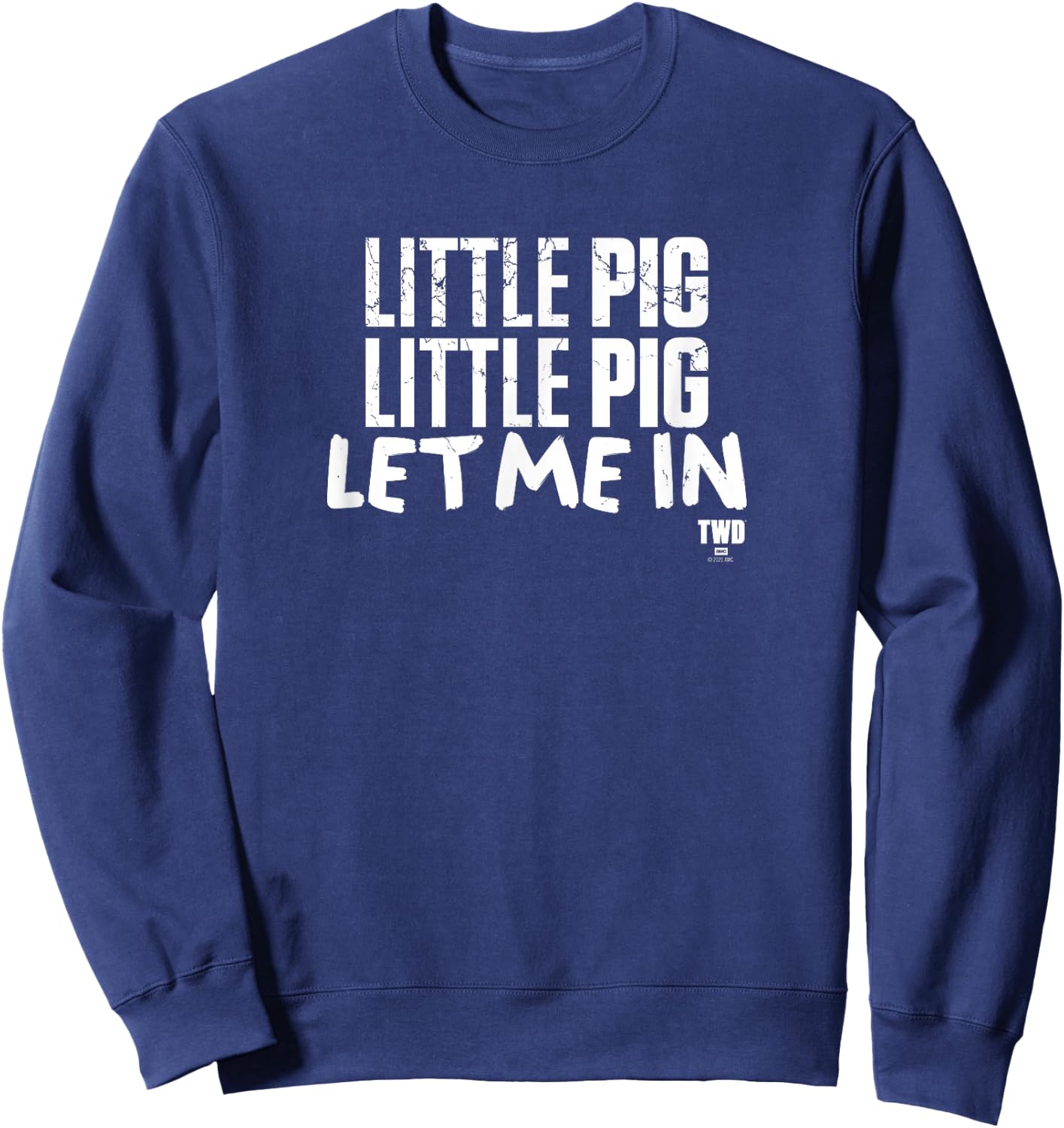 The Walking Dead Negan Little Pig Sweatshirt - Sweatshirt | Navy