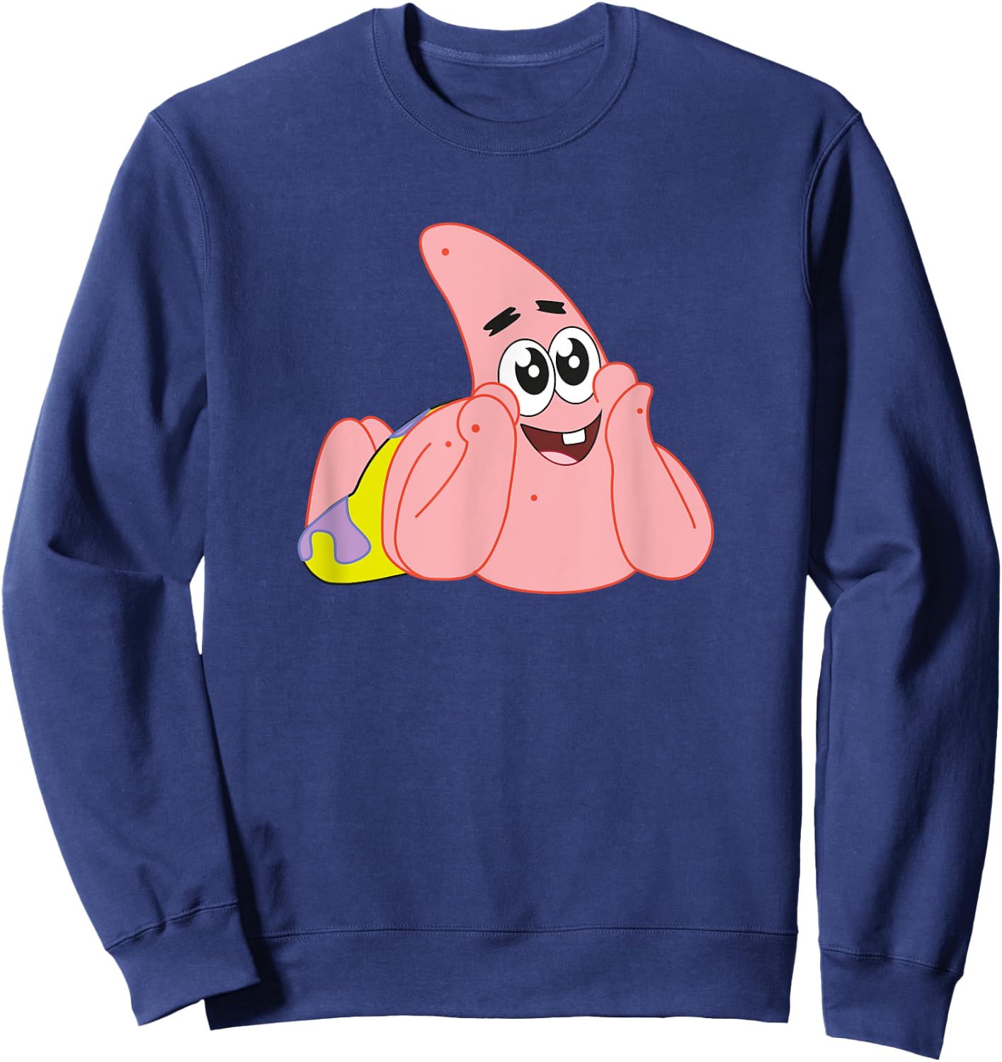 Mademark x SpongeBob SquarePants - Patrick Star - Feelin' Cute Sweatshirt - Sweatshirt | Navy