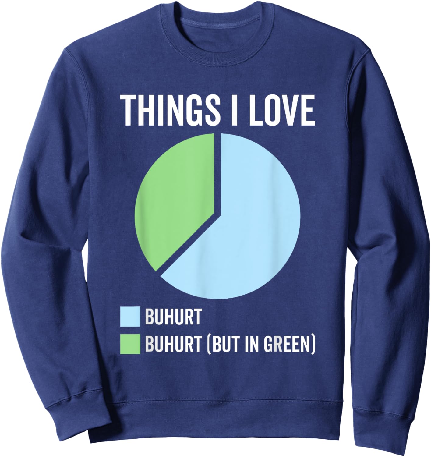 Funny Buhurt Sport Hobby Sporting Hobbies Joke Saying Sweatshirt - Sweatshirt | Navy