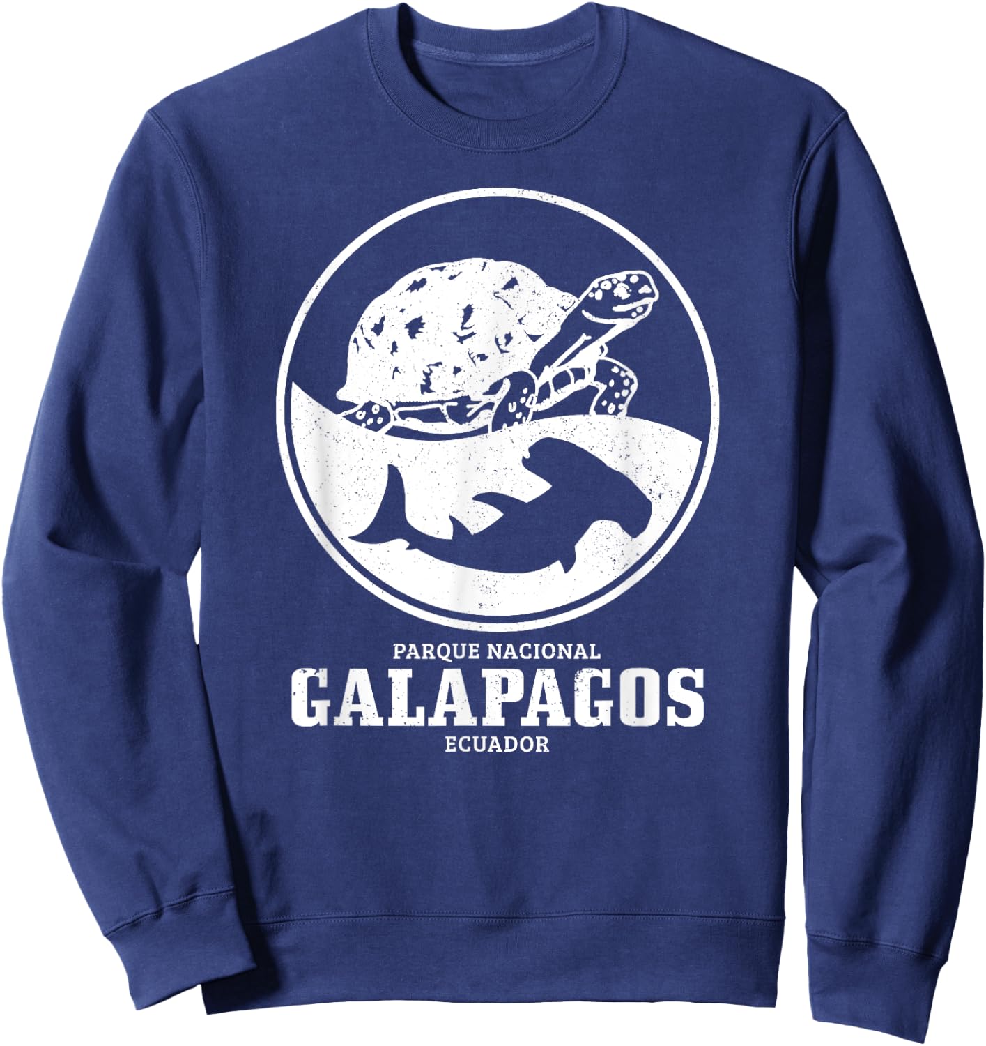 Galapagos Islands Turtle Shark Diving Ecuador Sweatshirt - Sweatshirt | Navy