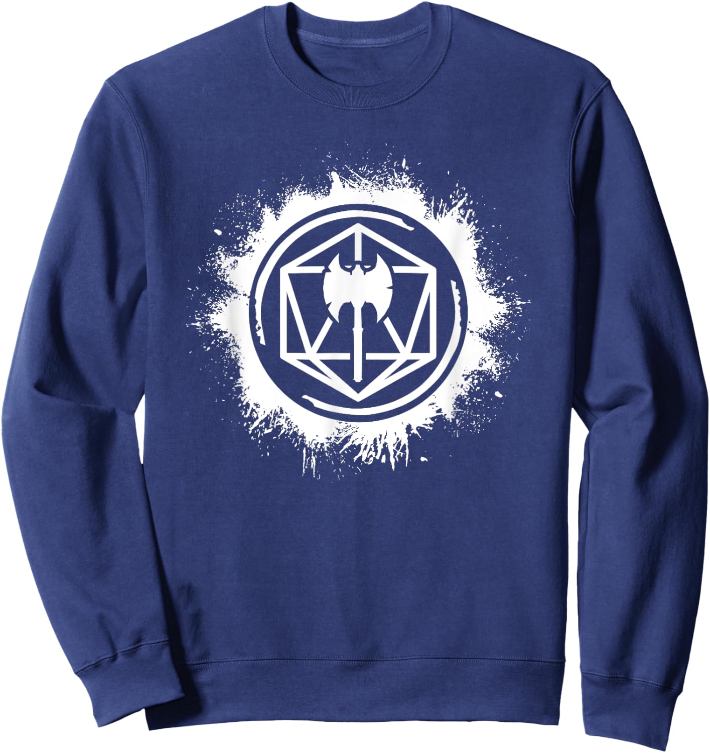 DnD Barbarian Class Role Playing Sweatshirt - Sweatshirt | Navy