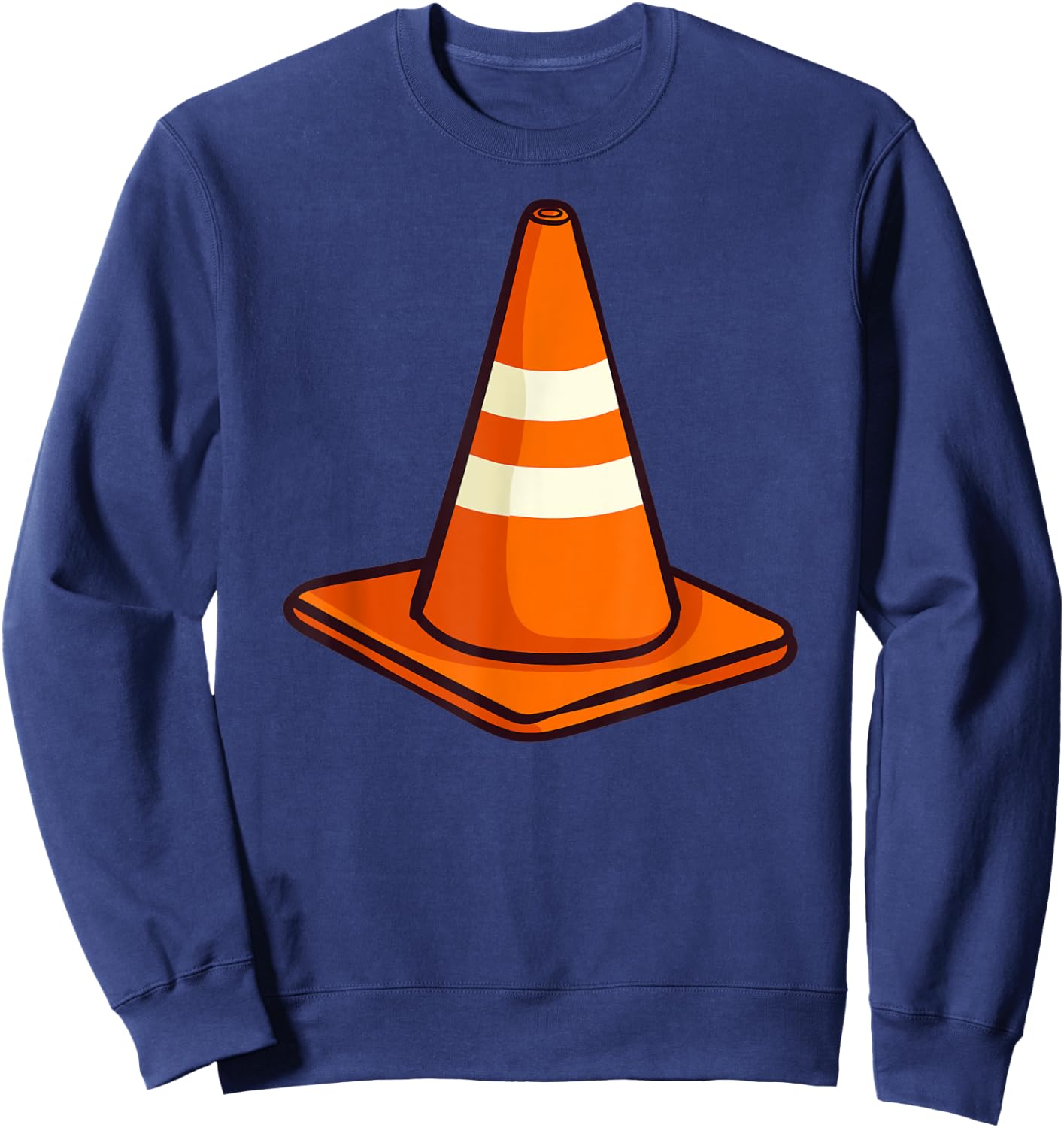 Traffic Cone Halloween Costume Sweatshirt - Sweatshirt | Navy