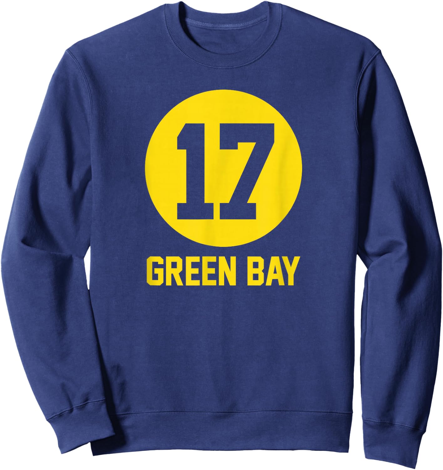 Acme Green Bay Number 17 Jersey Sweatshirt - Sweatshirt | Navy