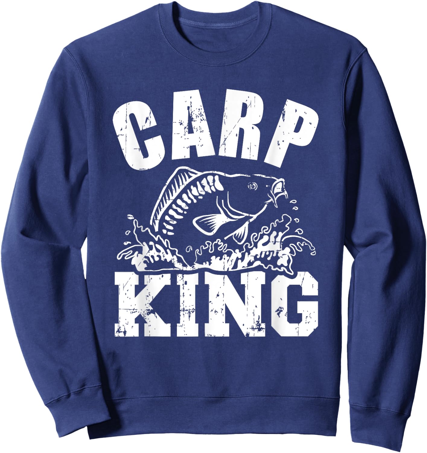 Carp king fishing Sweatshirt - Sweatshirt | Navy