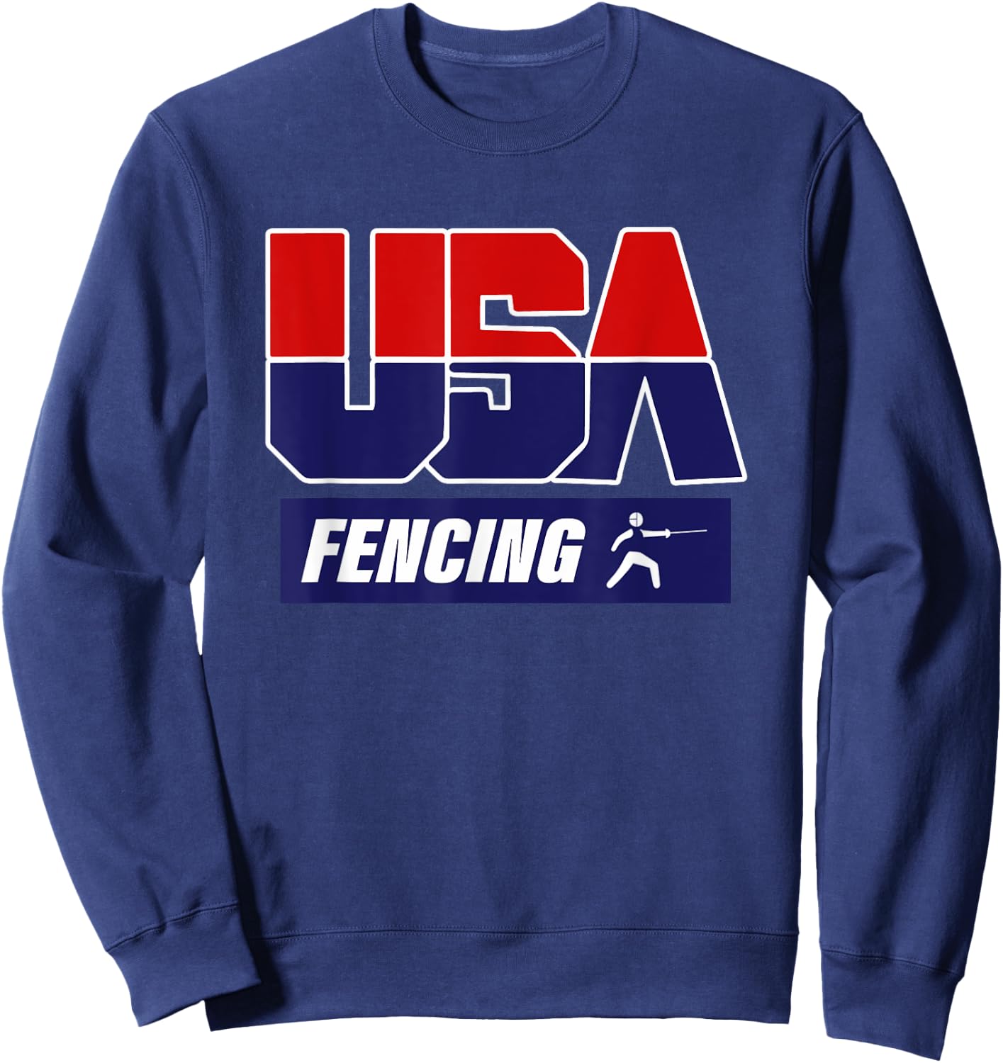 Fencing 2021 USA Team Sweatshirt - Sweatshirt | Navy
