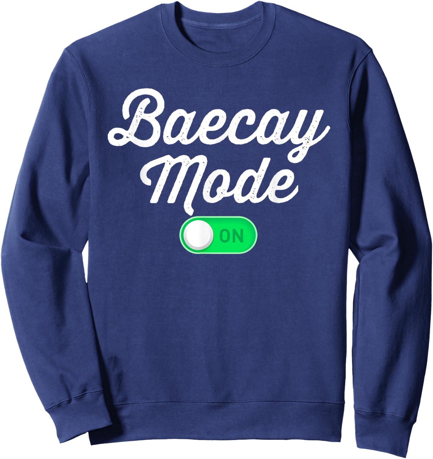 Baecay Mode On Vacation Baecation Matching Couples Sweatshirt - Sweatshirt | Navy