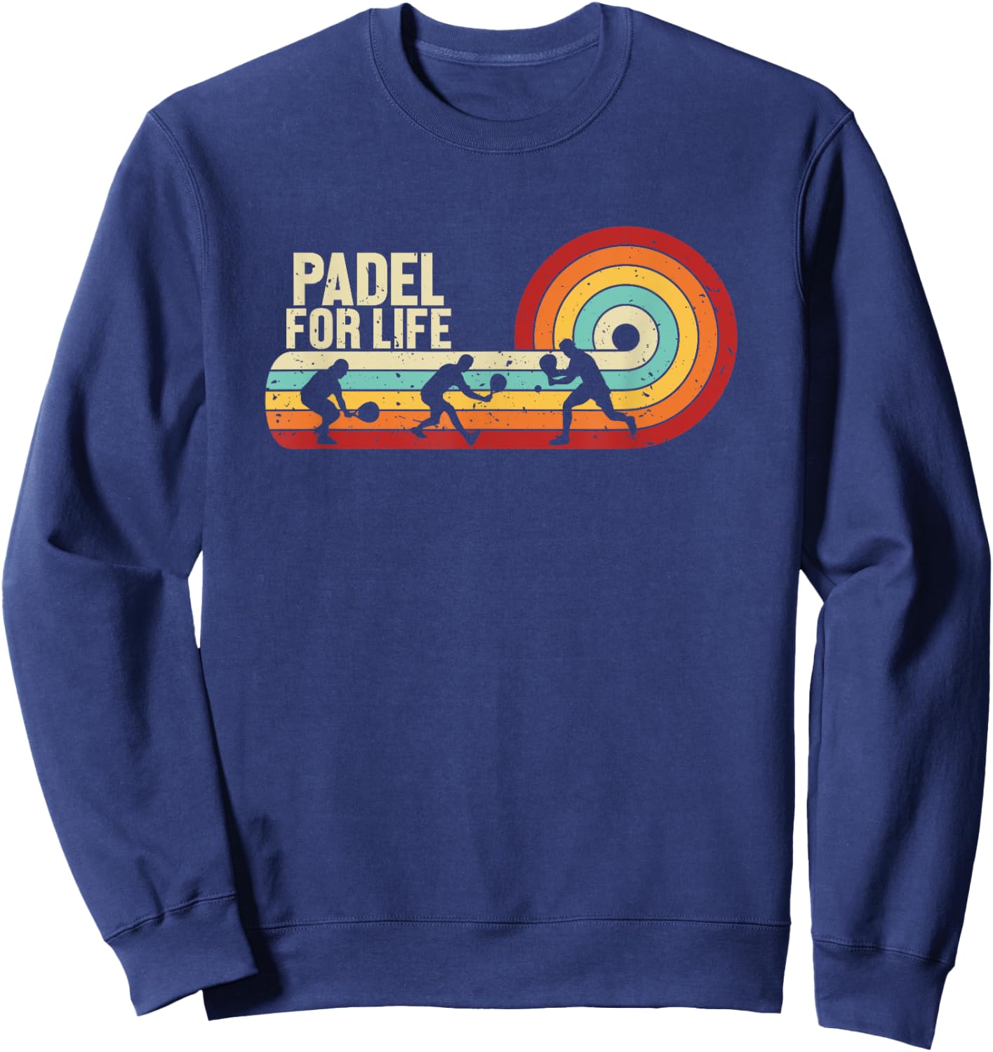 Padel for Life Paddleball Padel Tennis Platform Tennis Padel Women Girls Kids Sweatshirt - Sweatshirt | Navy