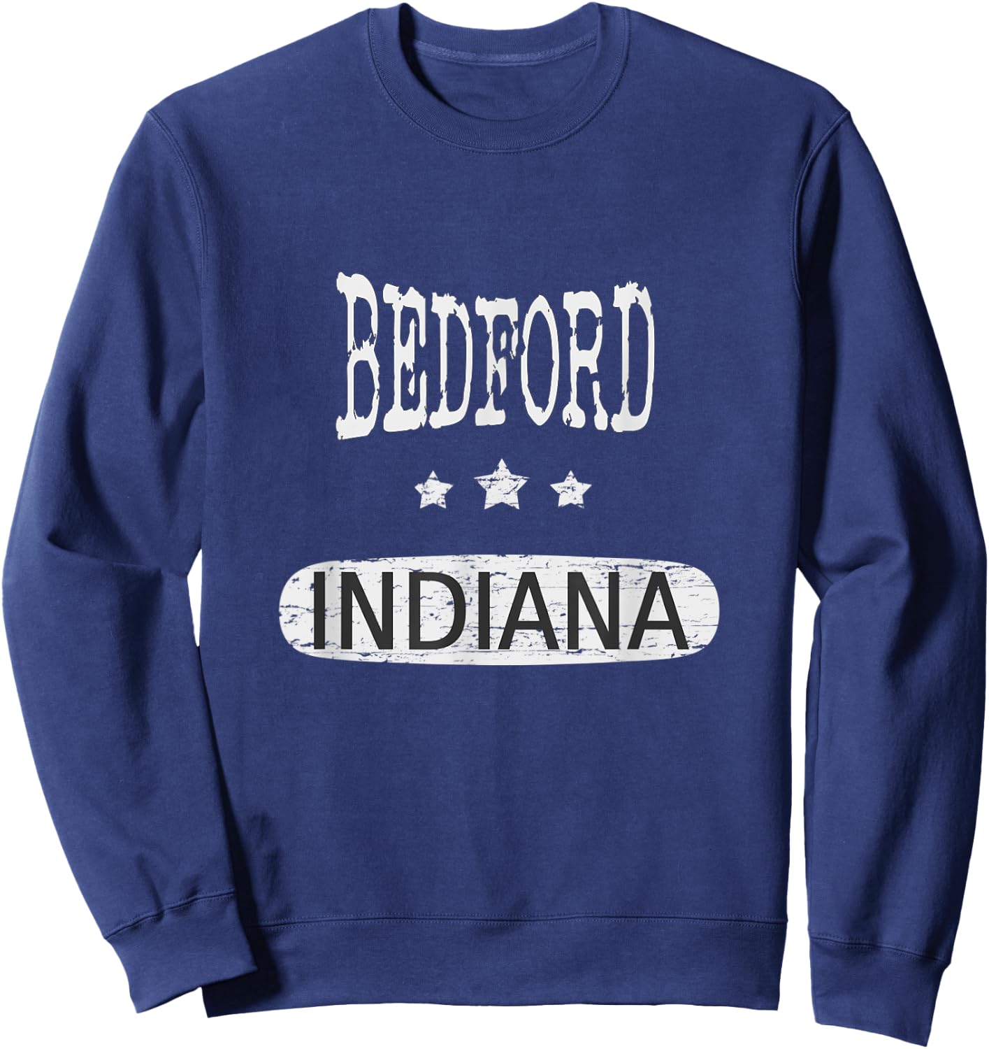 Vintage Bedford Indiana Sweatshirt - Sweatshirt | Navy