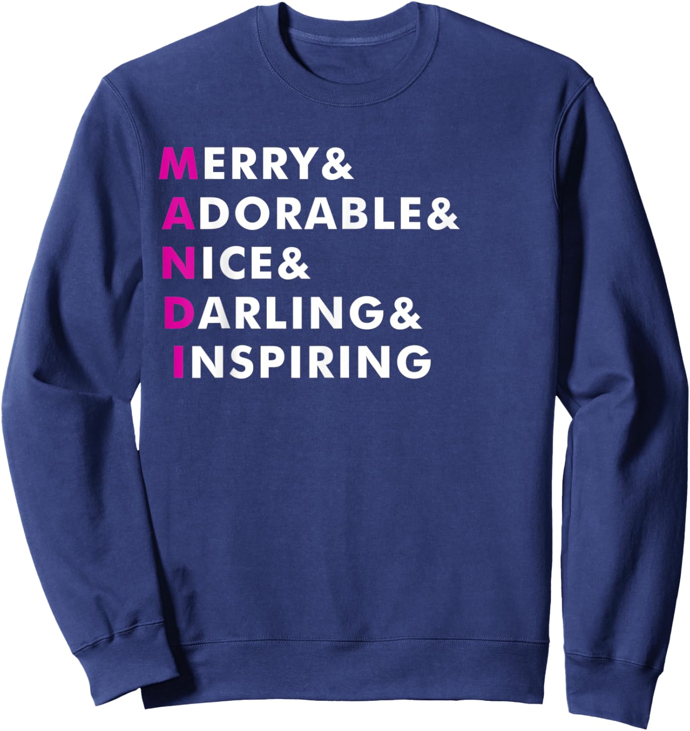 Mandi Name Shirt Personalized Gift Sweatshirt - Sweatshirt | Navy
