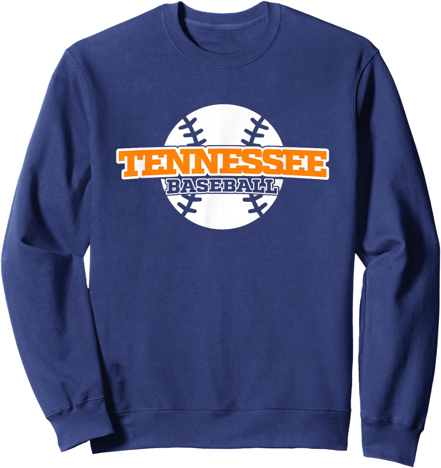 Tennessee Baseball Block Font Sweatshirt - Sweatshirt | Navy