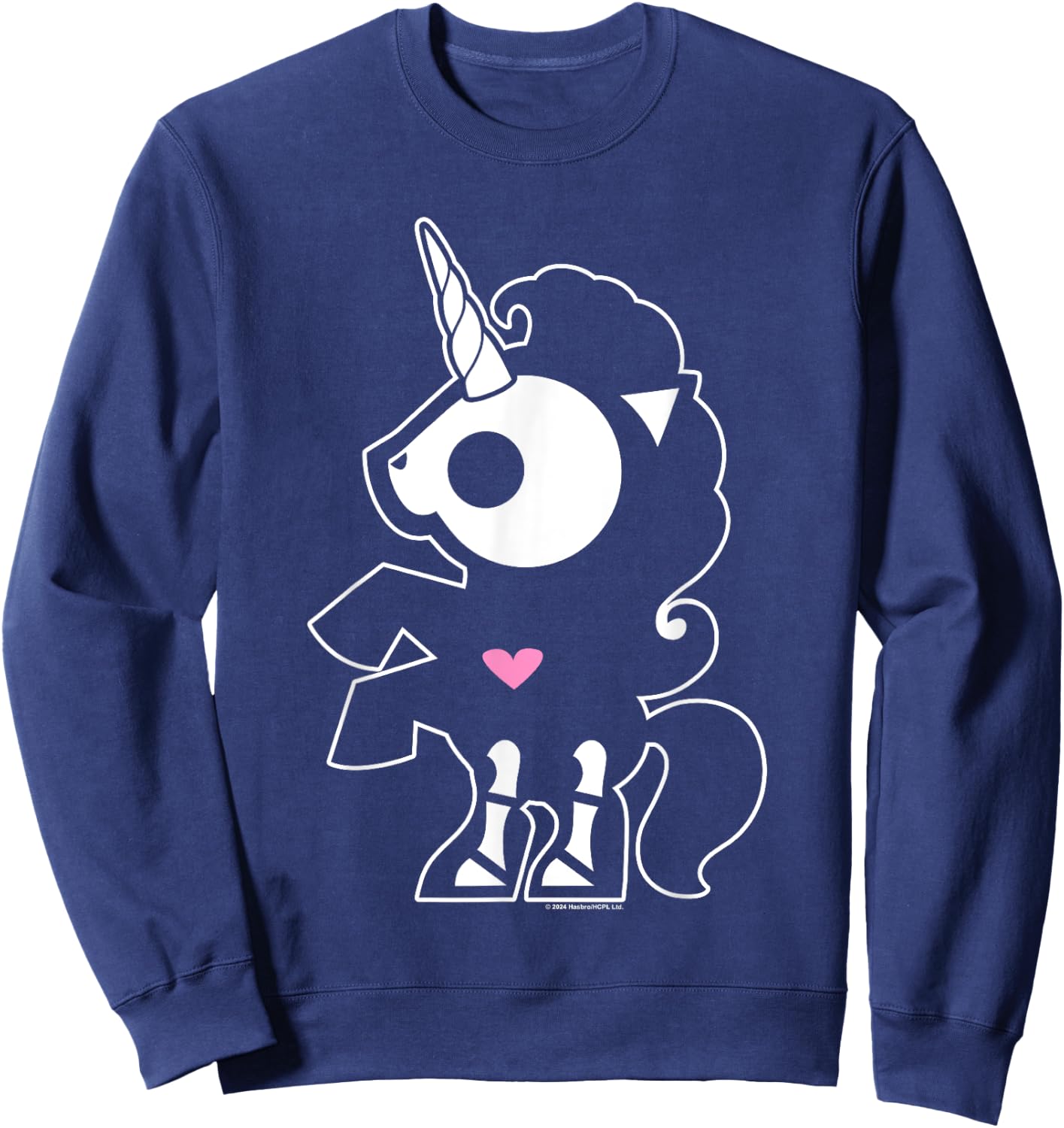 Skelanimals Big Bonita The Unicorn Spooky Cute Portrait Sweatshirt - Sweatshirt | Navy