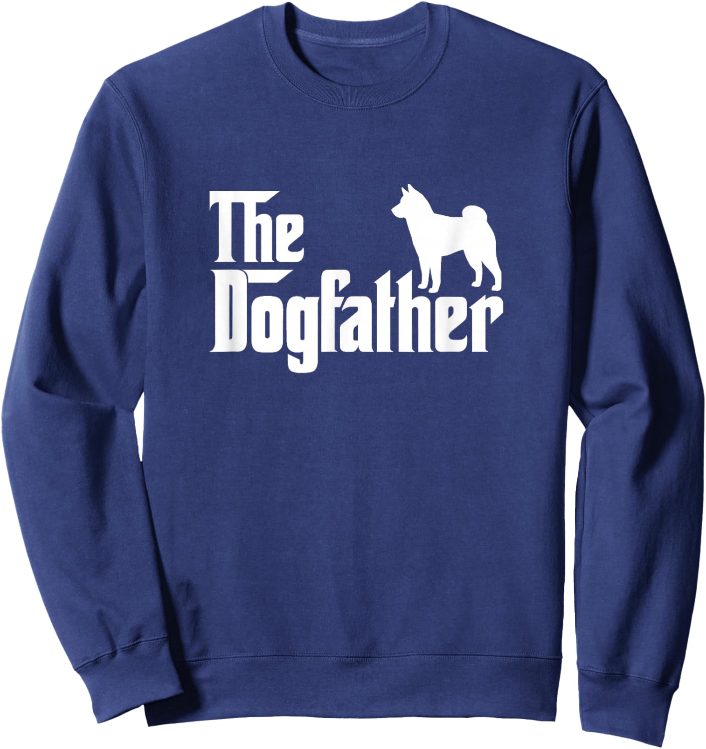 Shiba Inu Lover Gift DogFather Sweatshirt - Sweatshirt | Navy