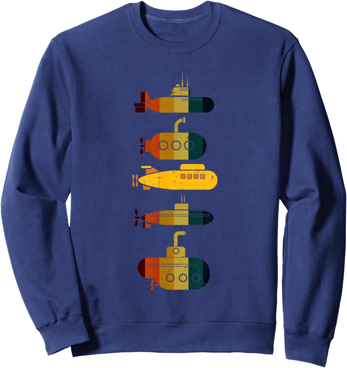 Submarine Game Yellow Submarines Submarine Nautiluss Sweatshirt - Sweatshirt | Navy