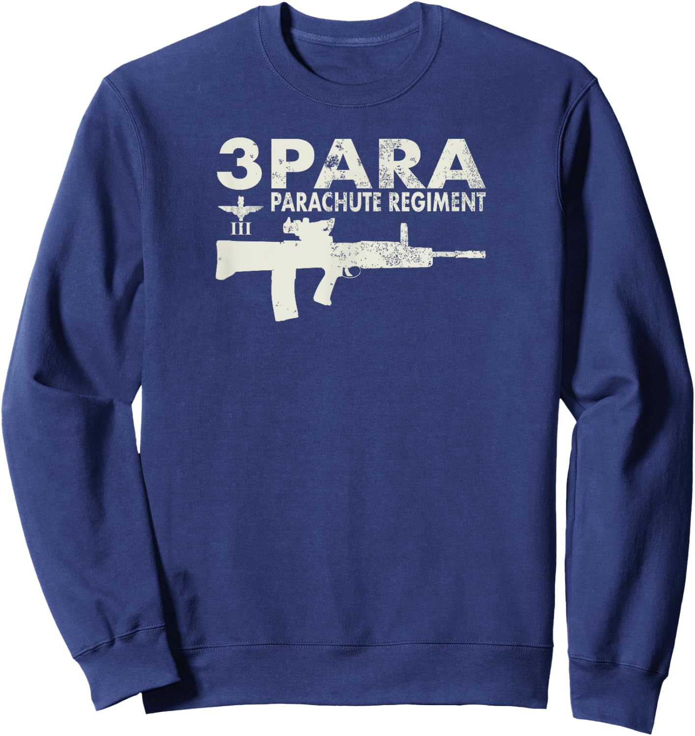 3 Para - Parachute Regiment (distressed) Sweatshirt - Sweatshirt | Navy