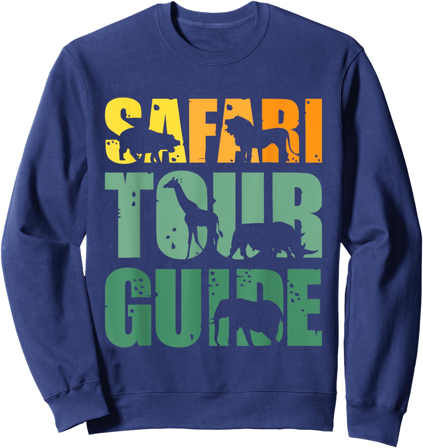 Safari Tour Guide Safari Outfit Safari Costume Safari Sweatshirt - Sweatshirt | Navy