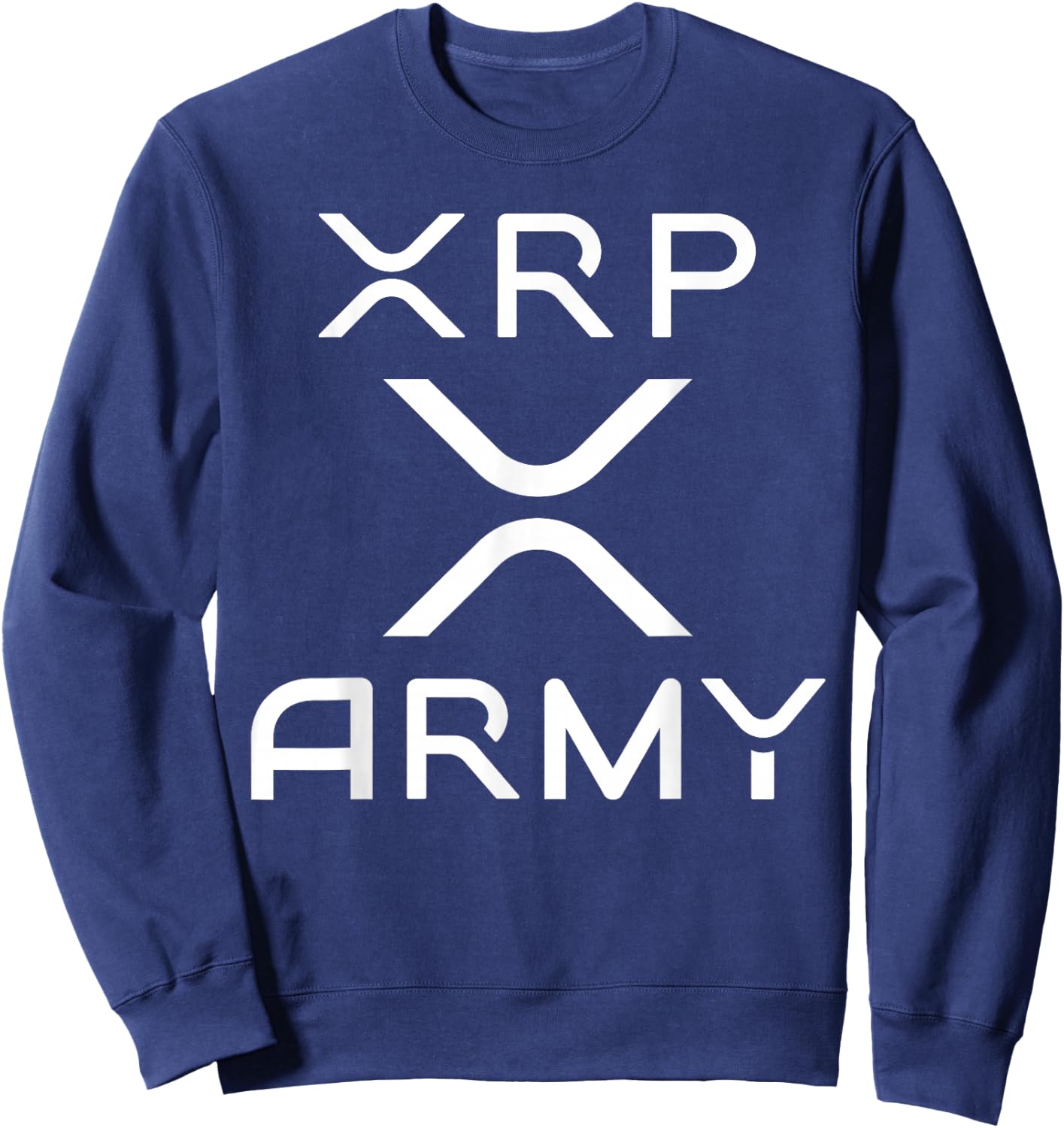 Hodl XRP - XRP Cryptocurrency - XRP Army Sweatshirt - Sweatshirt | Navy