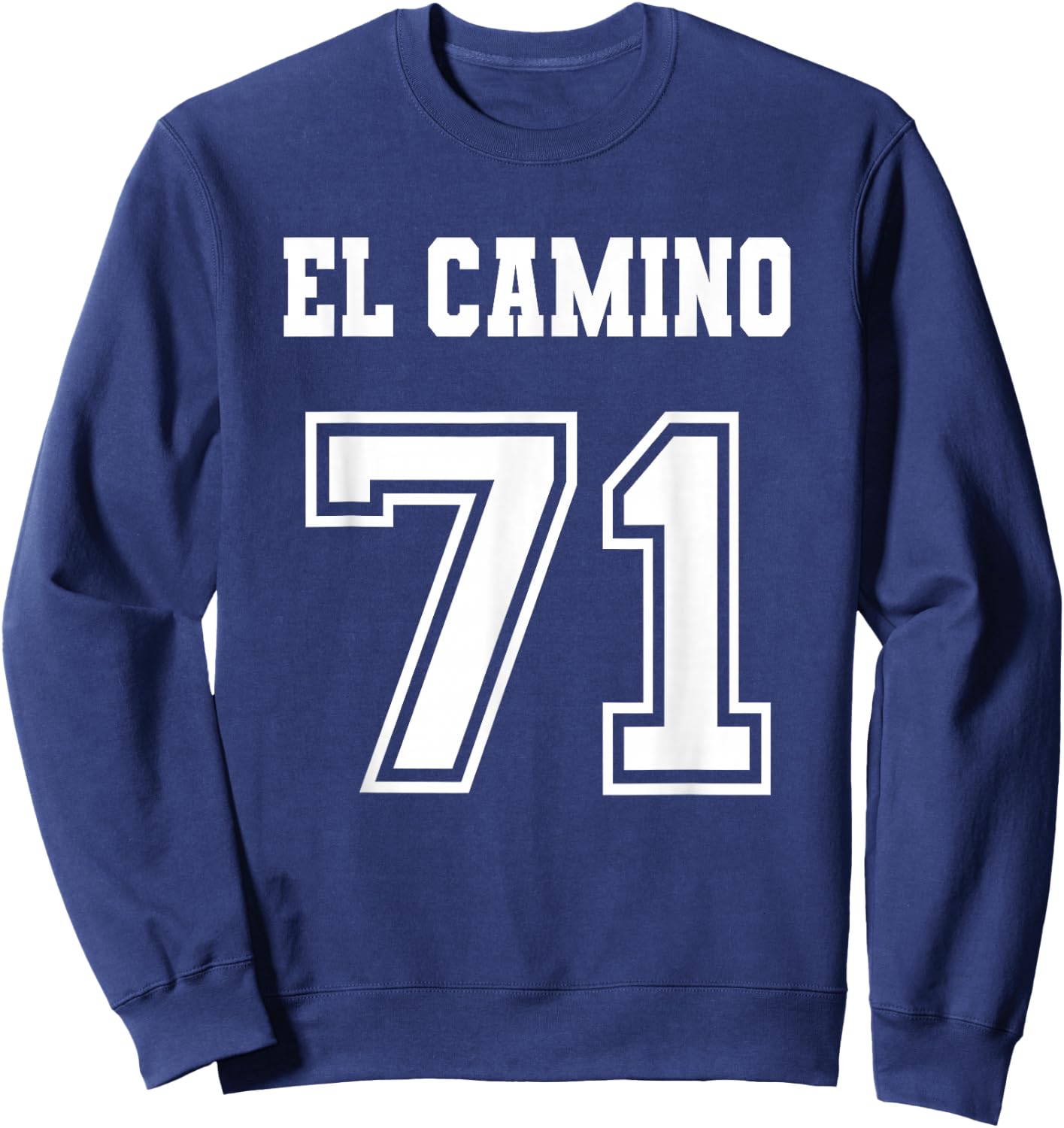 Jersey Style El Camino 71 1971 Sweatshirt - Sweatshirt | Navy