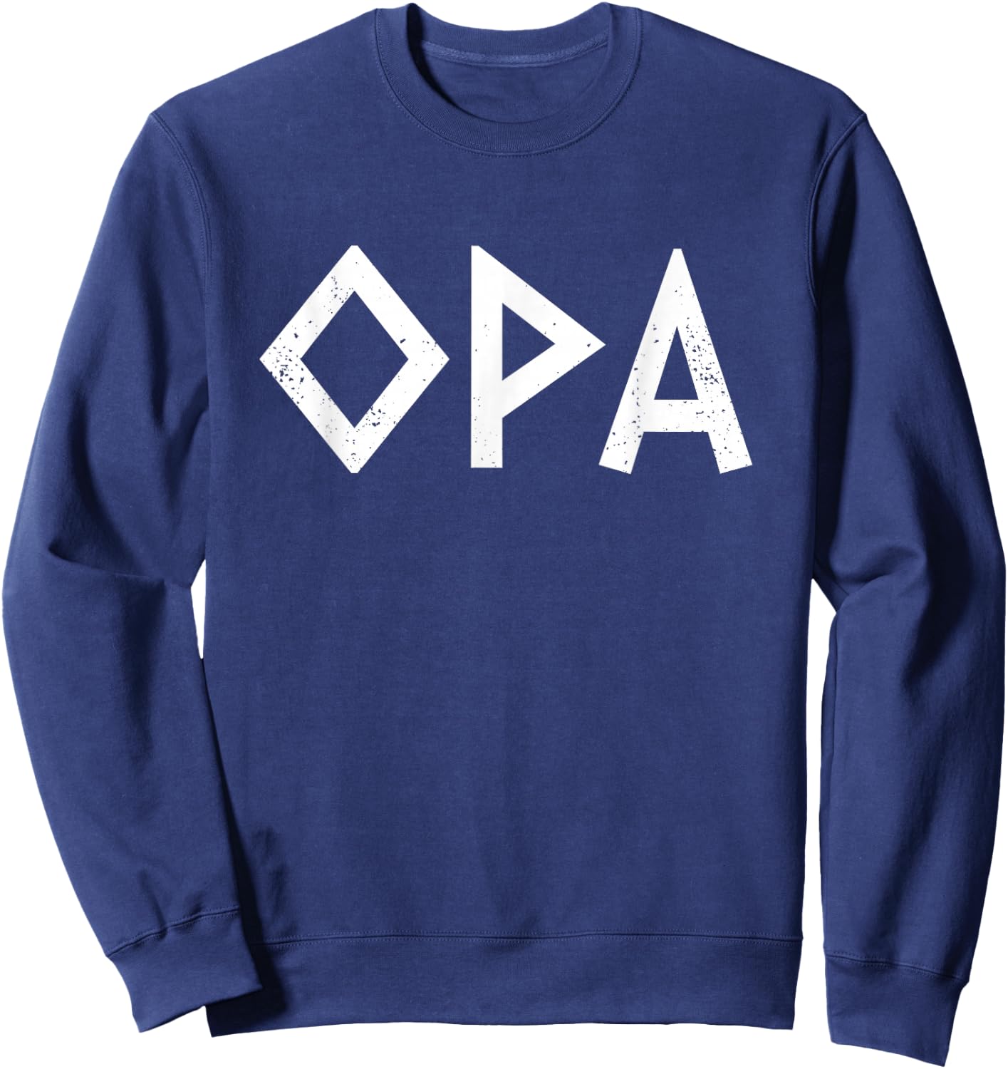 Opa Ancient Greek Pride Greek Flag Funny Greek Party Greece Sweatshirt - Sweatshirt | Navy