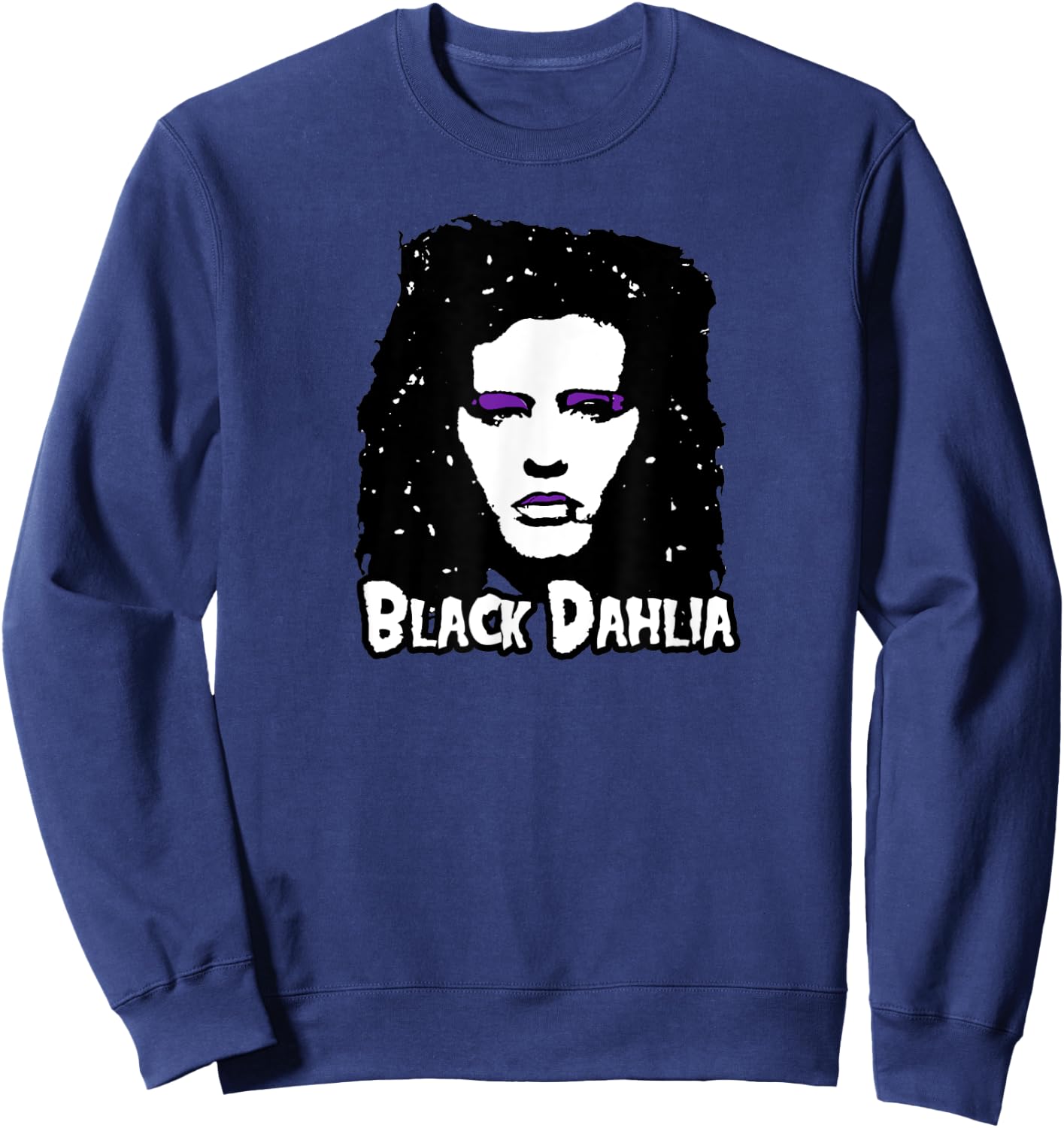 Black Dahlia True Crime Mugshot Sweatshirt - Sweatshirt | Navy