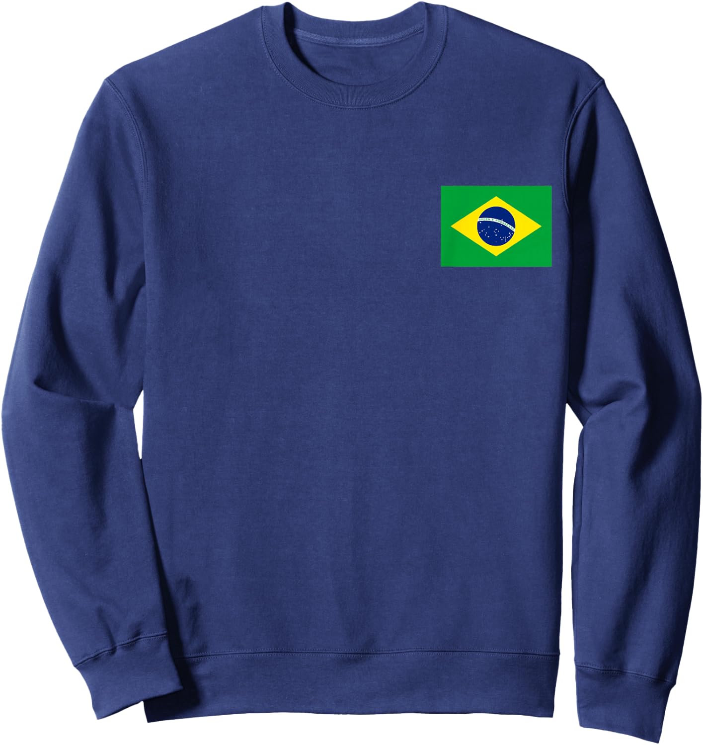 Brazil Flag Cool Brasil Flag Brazilian Flags Men Women Sweatshirt - Sweatshirt | Navy