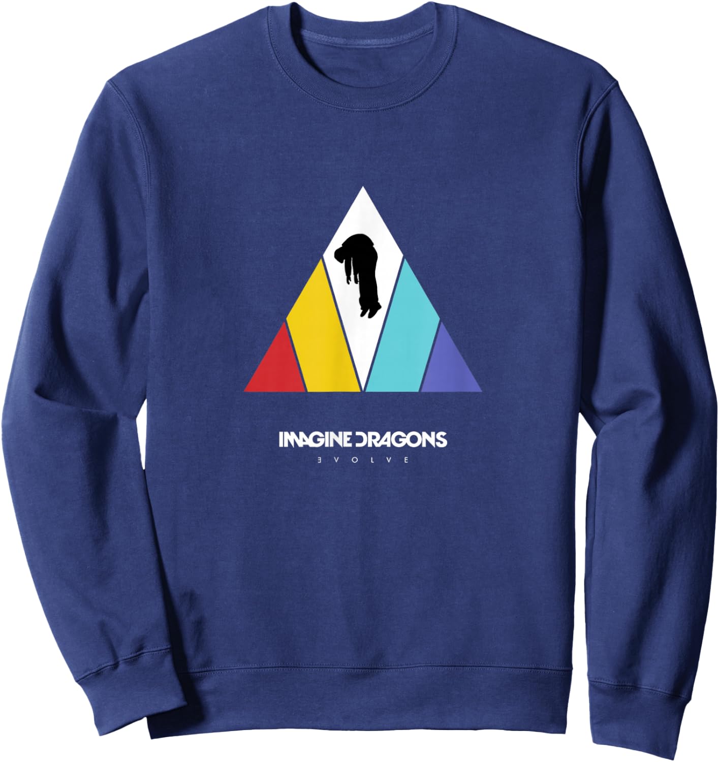 Imagine Dragons Triangle Logo Black Sweatshirt - Sweatshirt | Navy