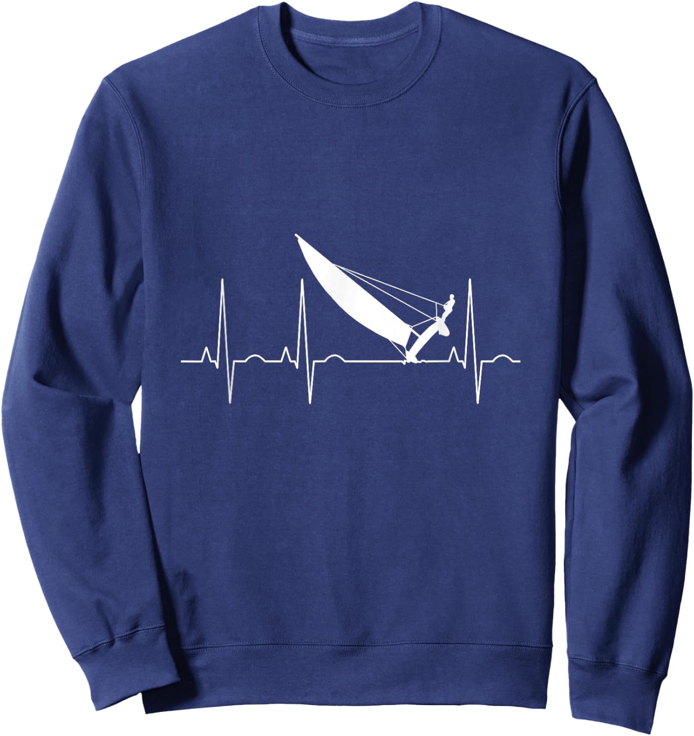 Catamaran trapeze sailing Pulse Frequency Sweatshirt - Sweatshirt | Navy