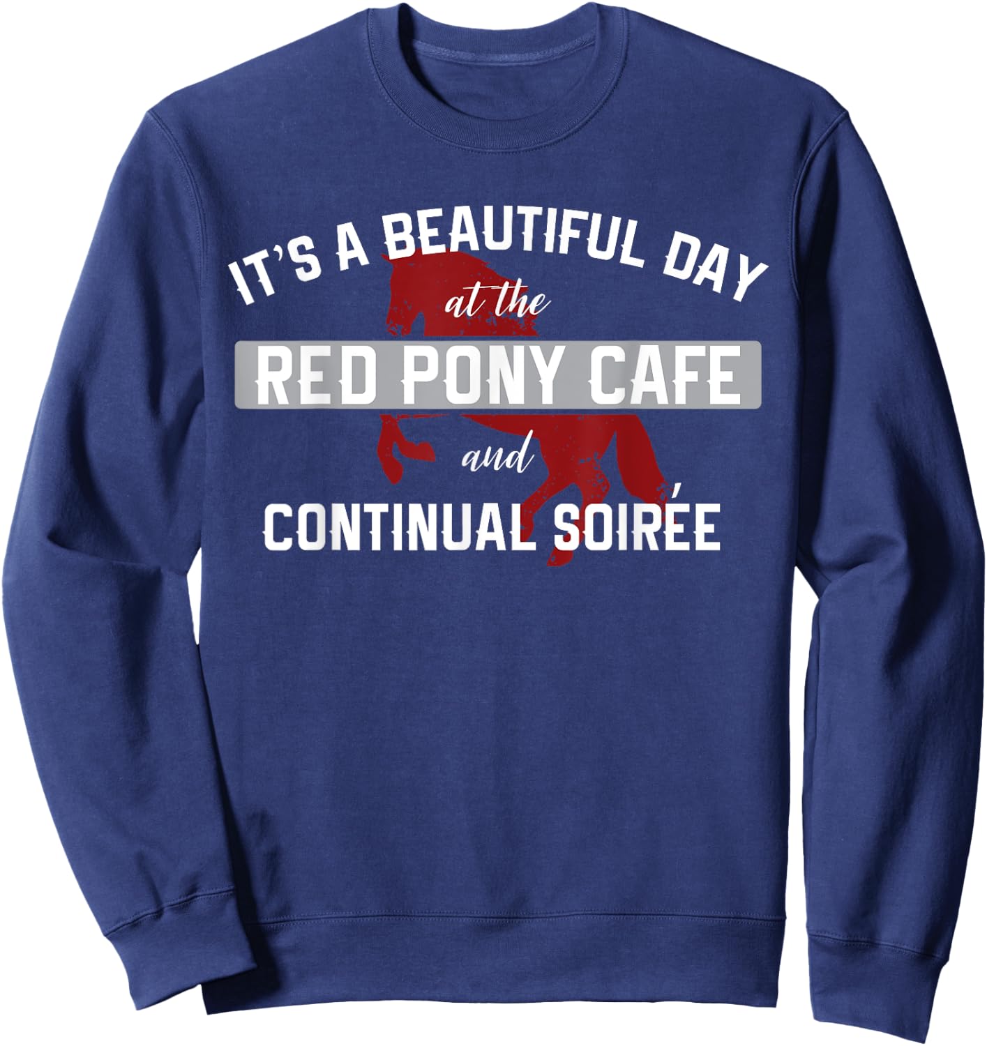 Red Pony Sweatshirt - Sweatshirt | Navy