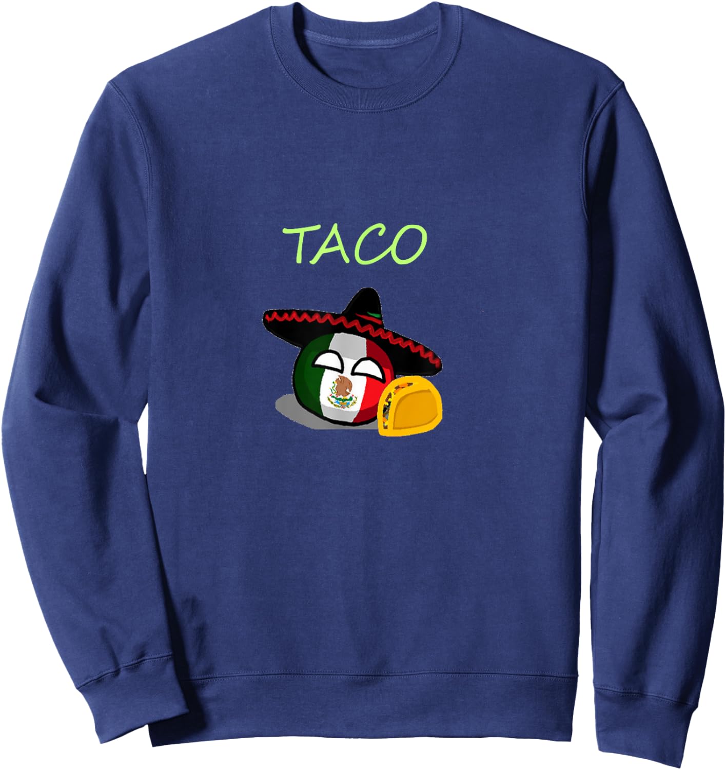 countryballs Mexico Sweatshirt - Sweatshirt | Navy