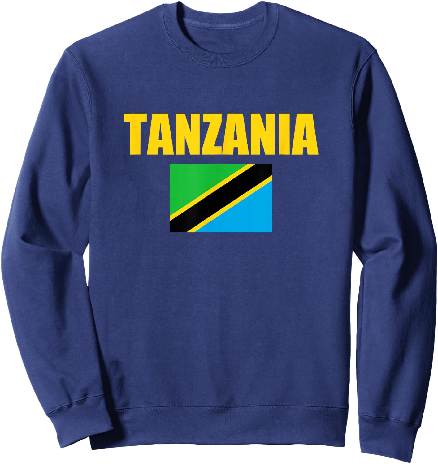 Tanzania Flag for real Patriots Tanzania Sweatshirt - Sweatshirt | Navy