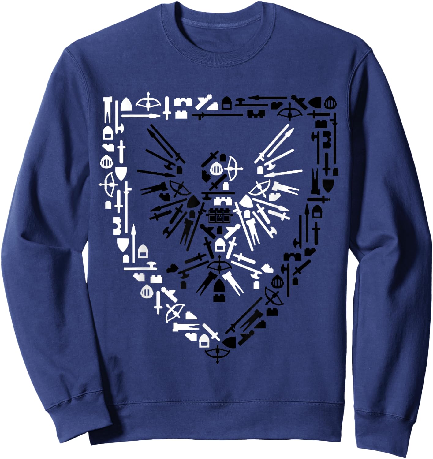 AFOL Black Falcons Castle shirt Sweatshirt - Sweatshirt | Navy