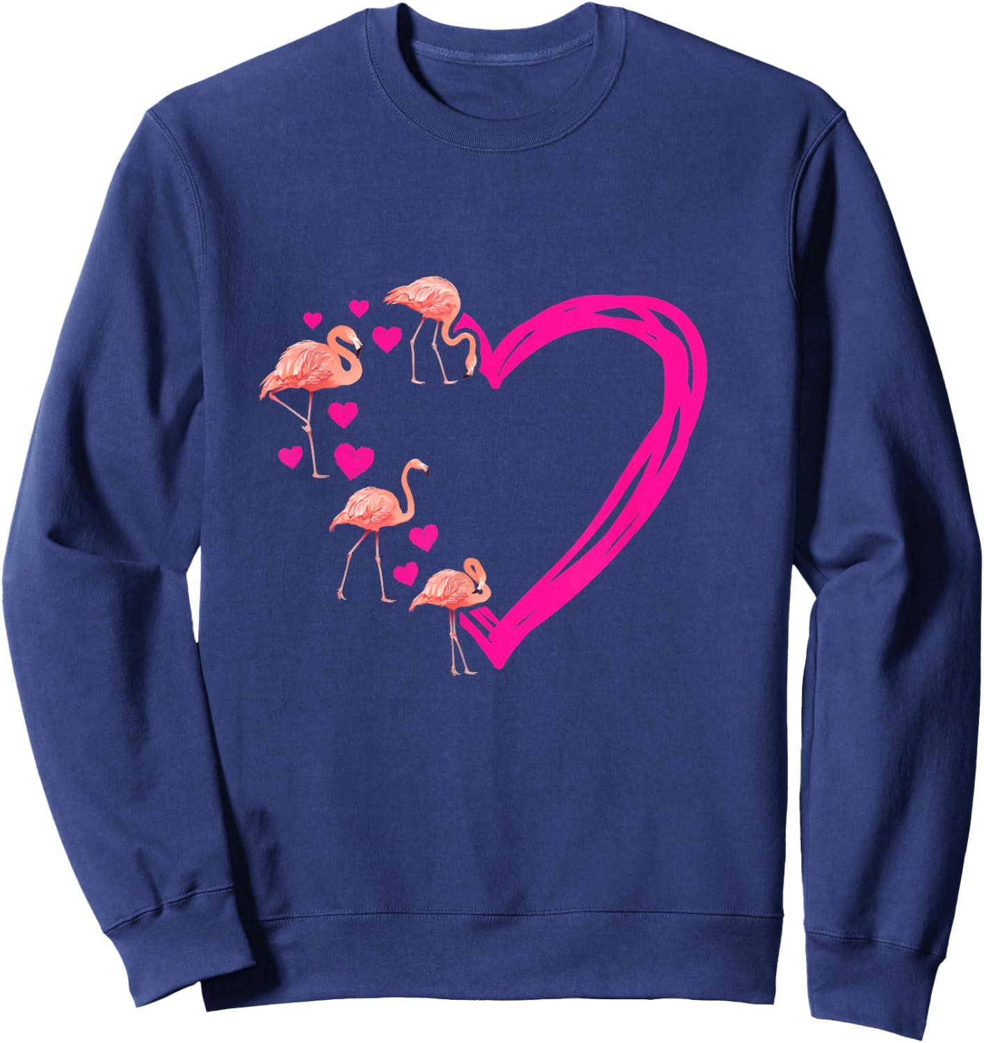 Flamingo Sweatshirt - Sweatshirt | Navy