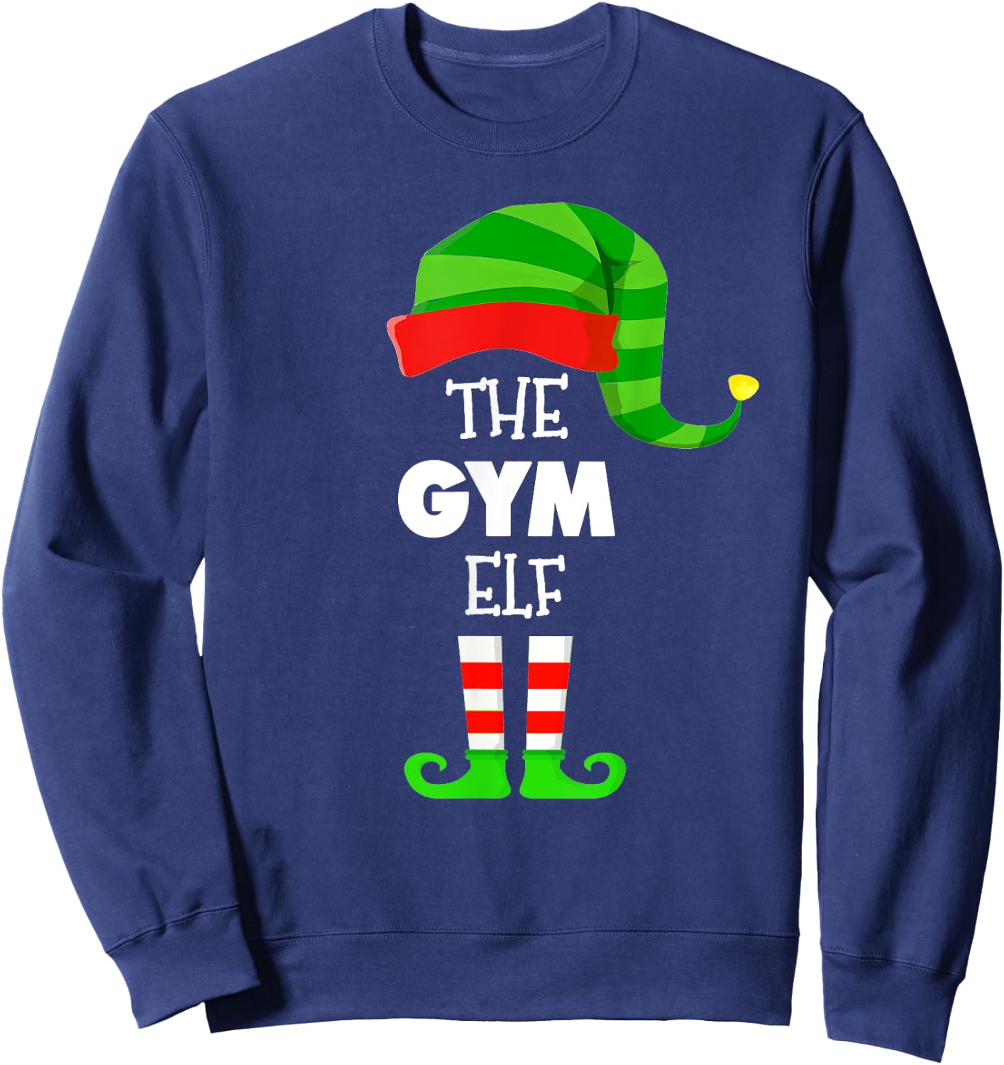 The GYM ELF Group Matching Family Christmas PJS Sweatshirt - Sweatshirt | Navy
