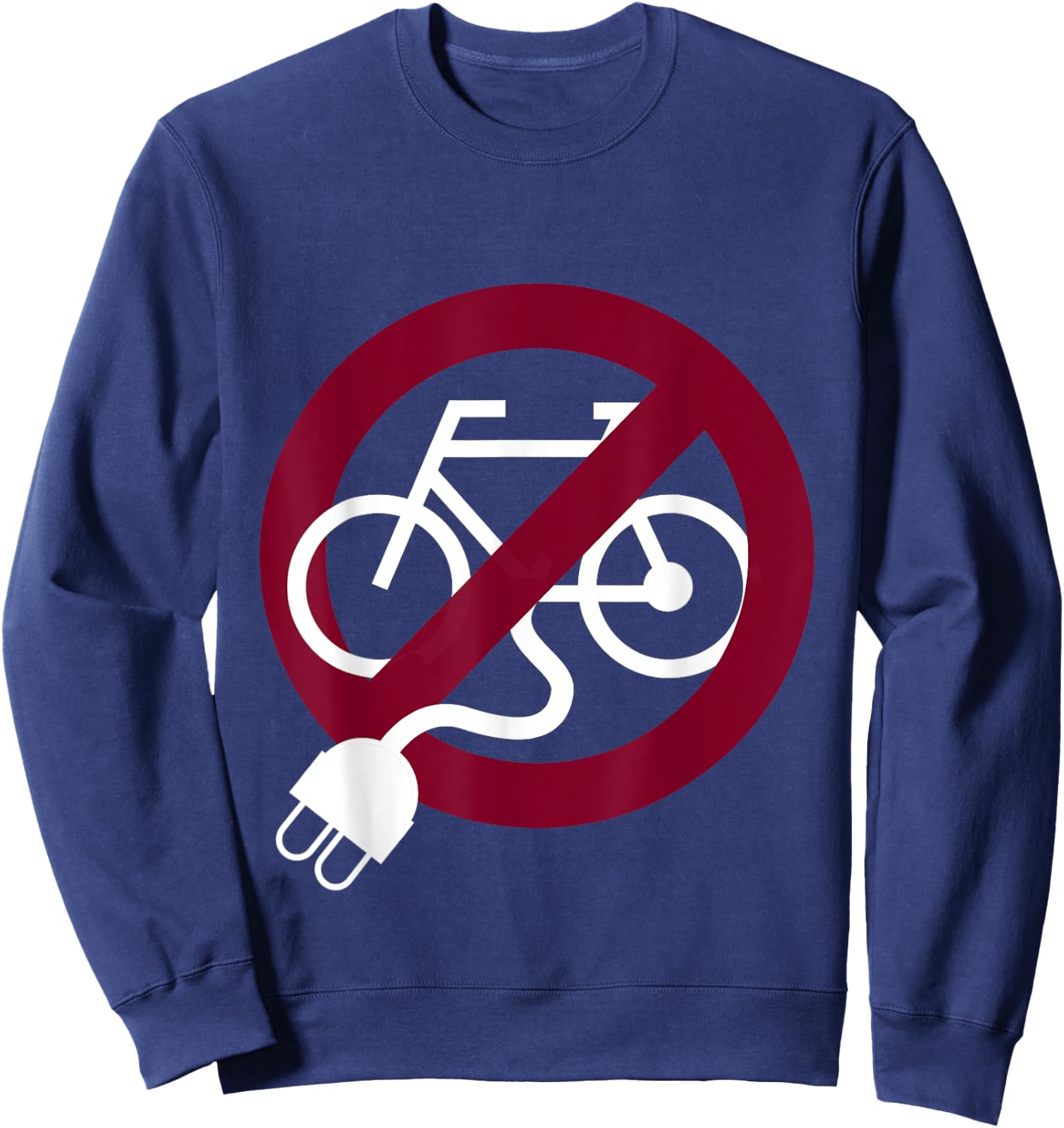 Anti-e-bike - Cyclist Sweatshirt - Sweatshirt | Navy