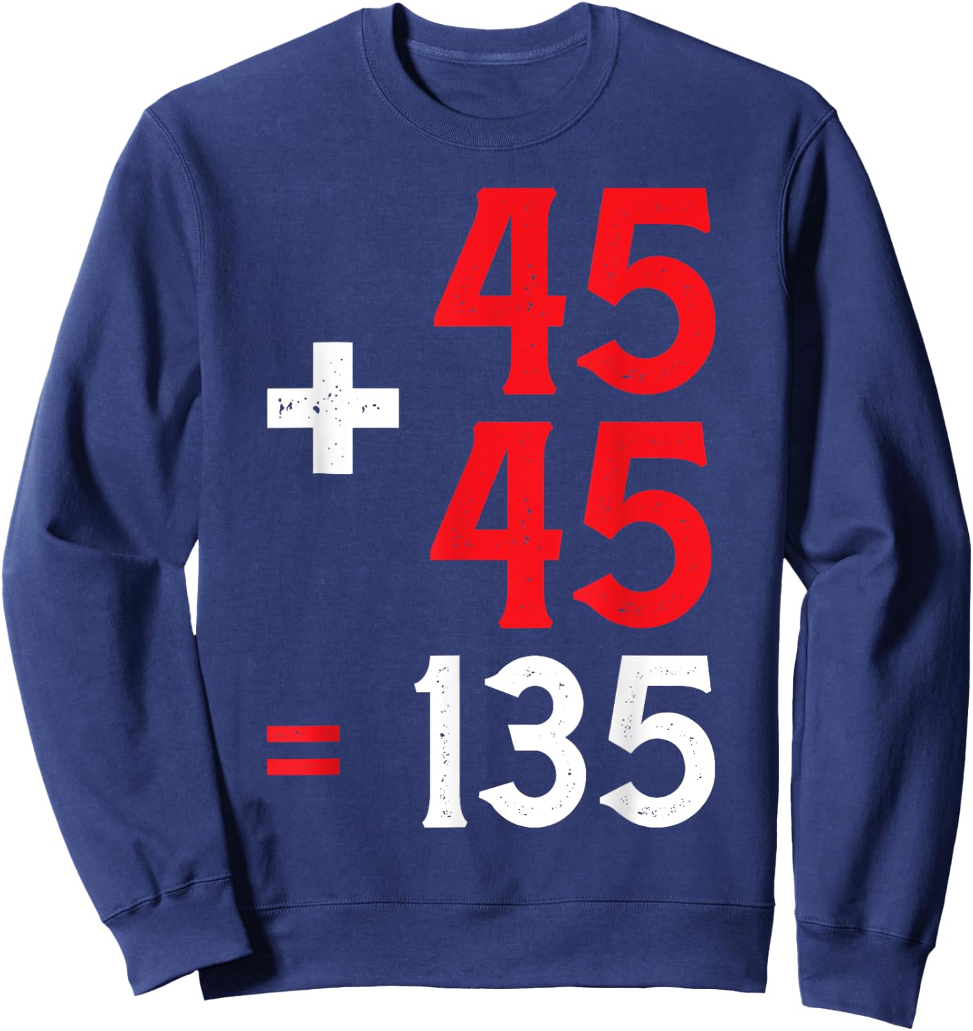 45 + 45 = 135 Sweatshirt - Sweatshirt | Navy