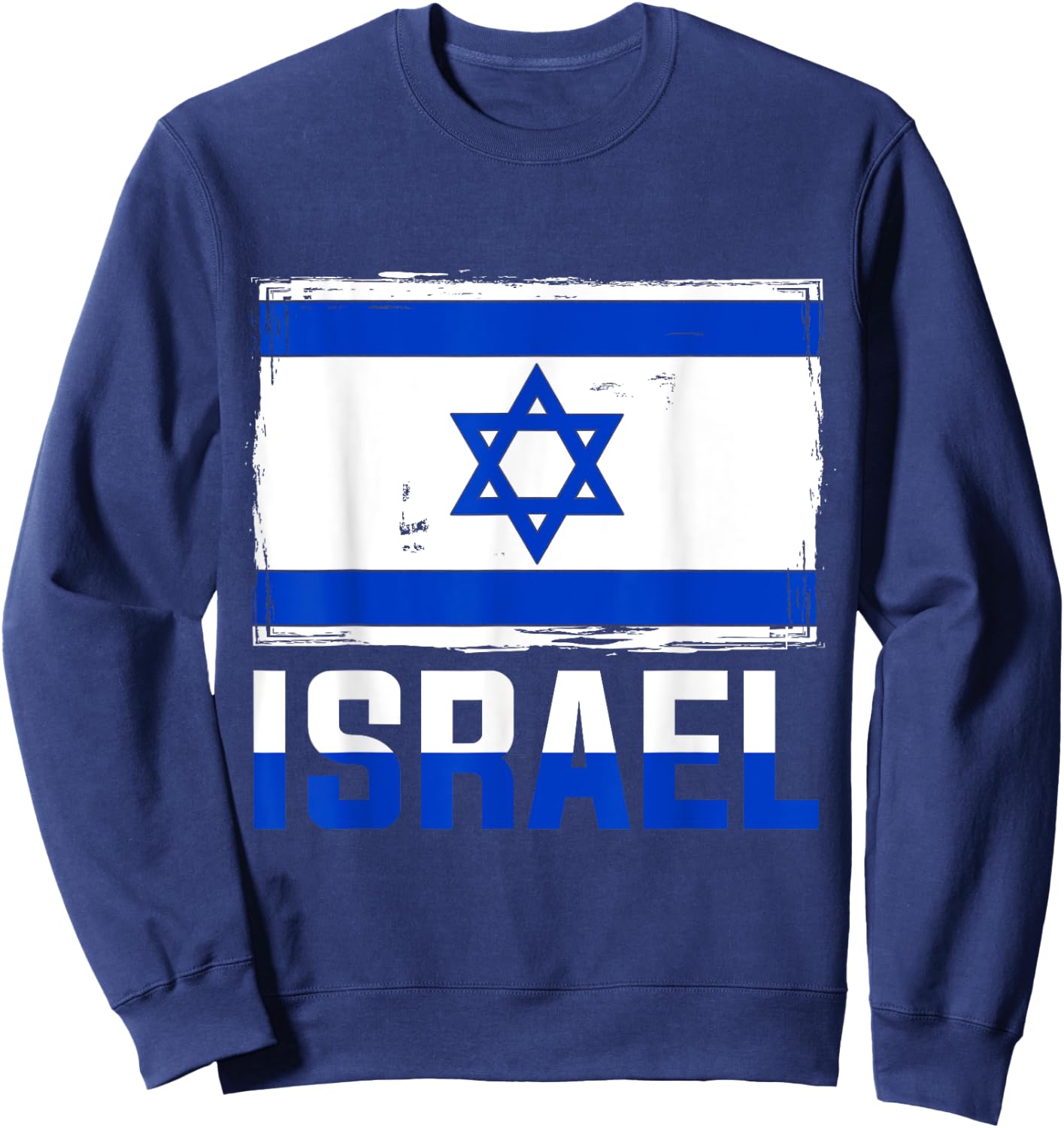Israel Flag Israel Sweatshirt - Sweatshirt | Navy