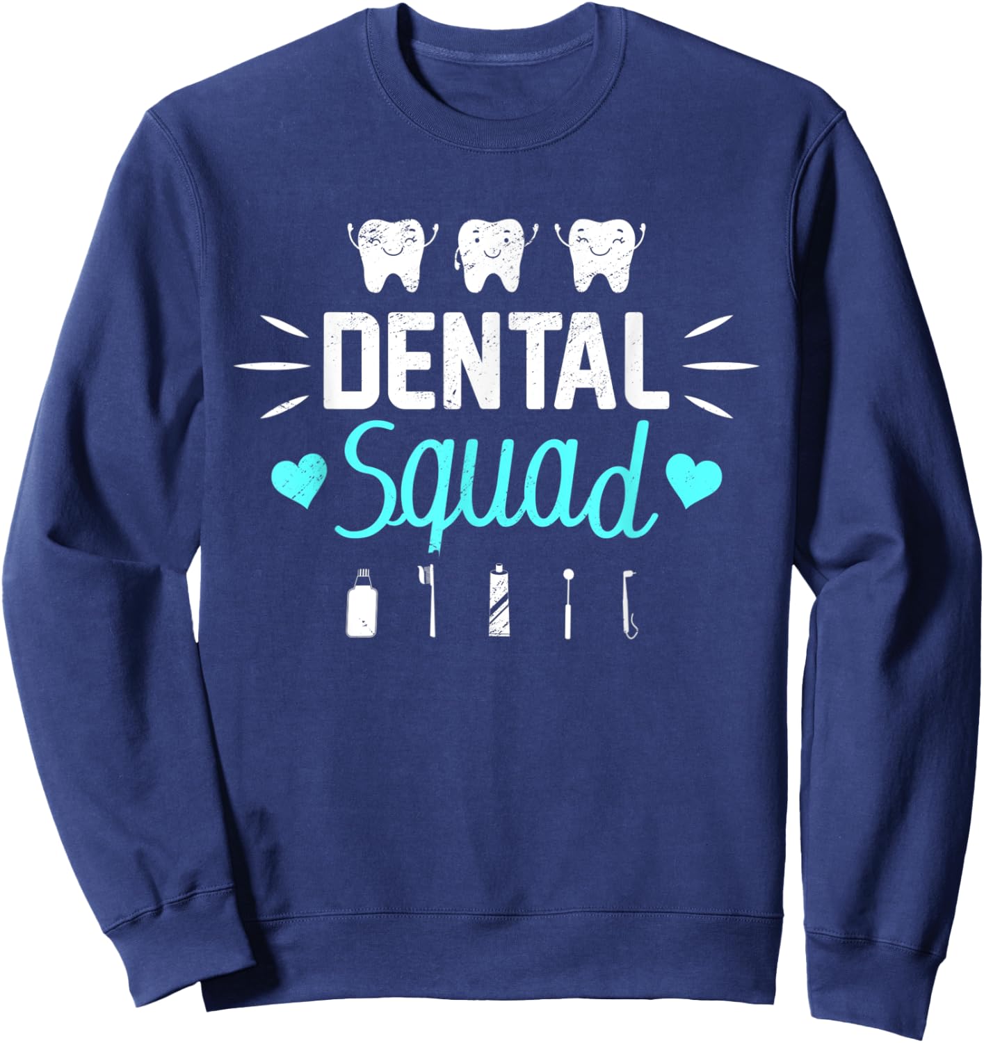Dental Squad Costume Dental Assistant Women Sweatshirt - Sweatshirt | Navy