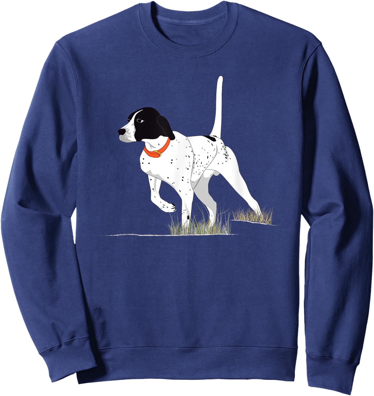 Bird Hunting for Hunter Men English Pointer Dog Graphic Sweatshirt - Sweatshirt | Navy
