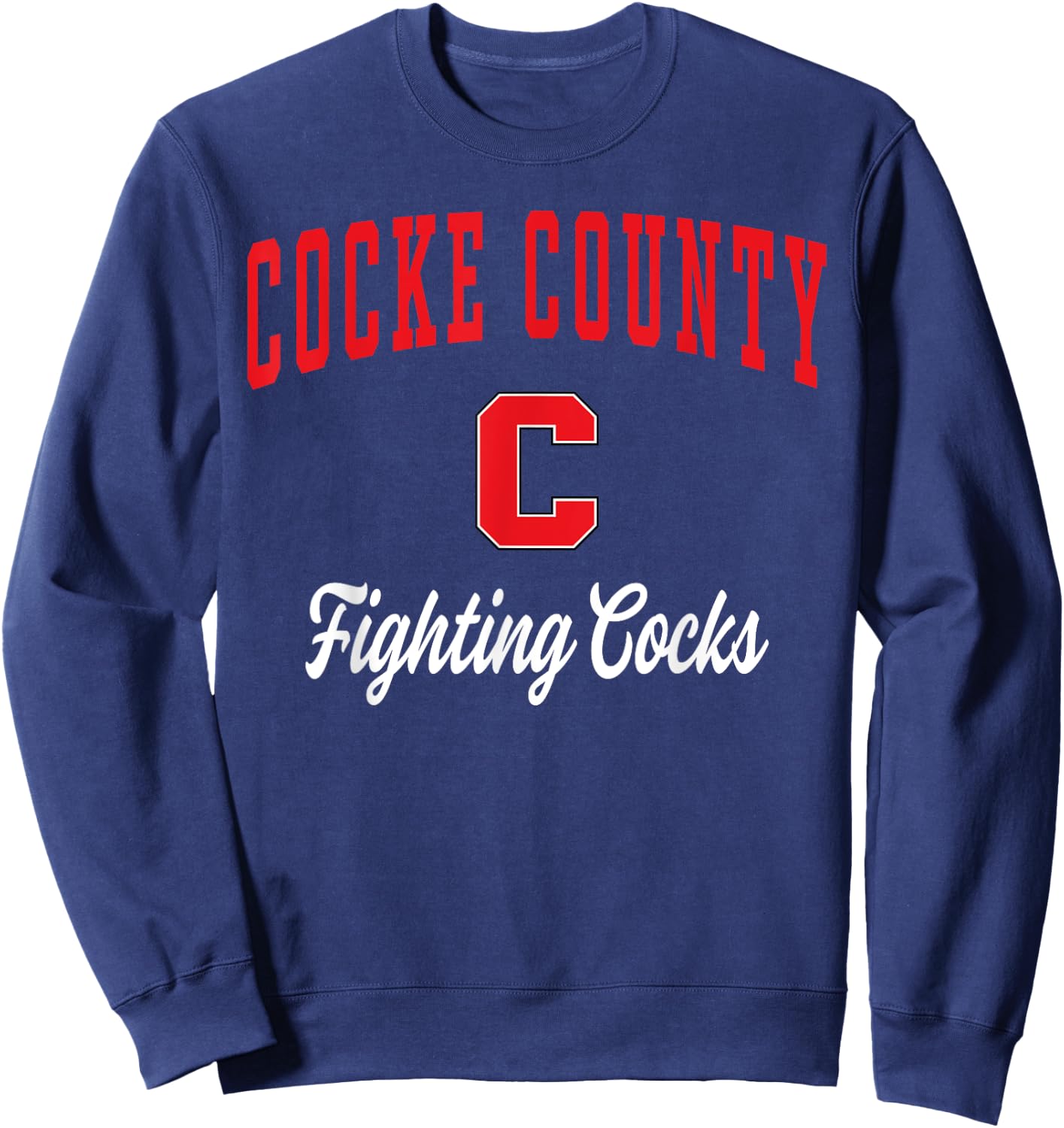 Cocke County High School Fighting Cocks Sweatshirt - Sweatshirt | Navy